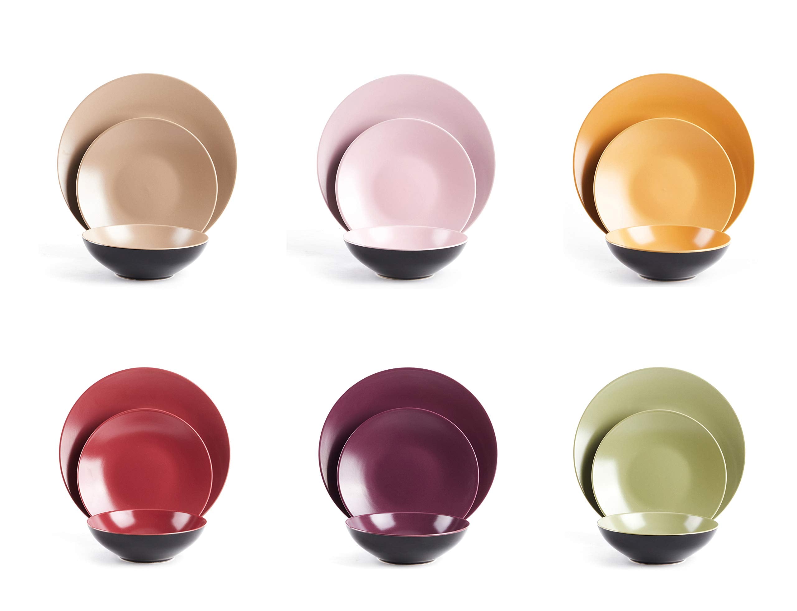 Colors Life Stoneware Dinnerware Set