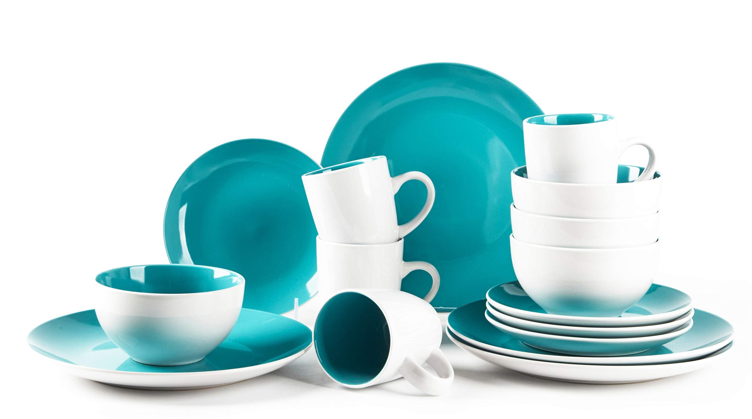 Stoneware Coupe Shape Dinnerware Set