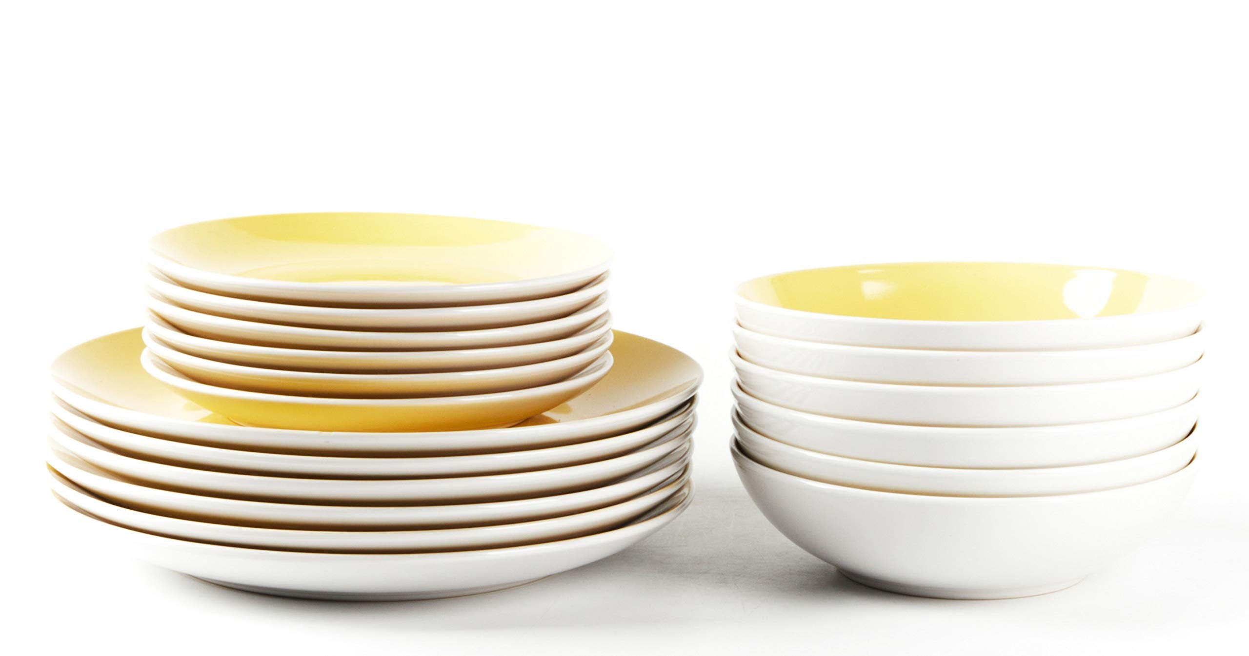 Stoneware Coupe Shape Dinnerware Set