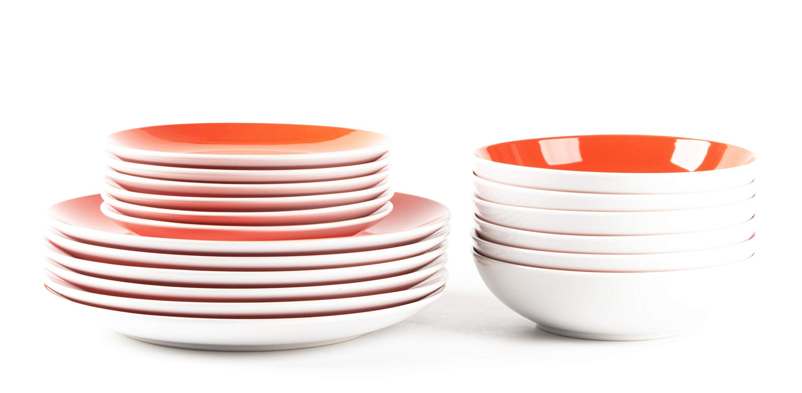 Stoneware Coupe Shape Dinnerware Set