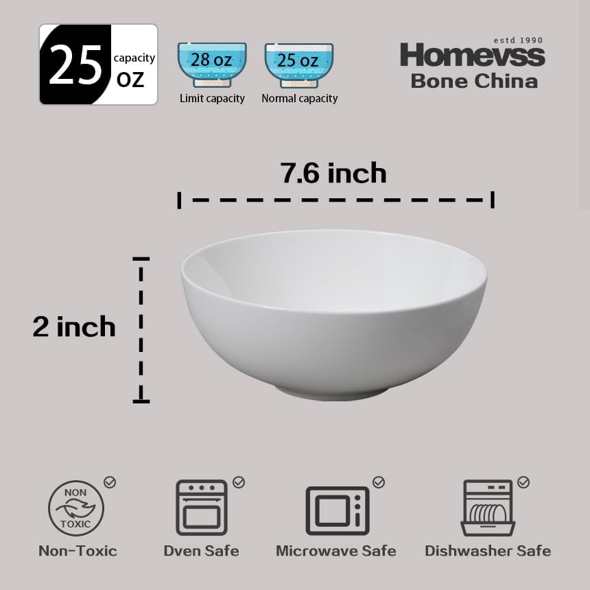 Bone China Coupe Bowl Set (Royal Bowls)