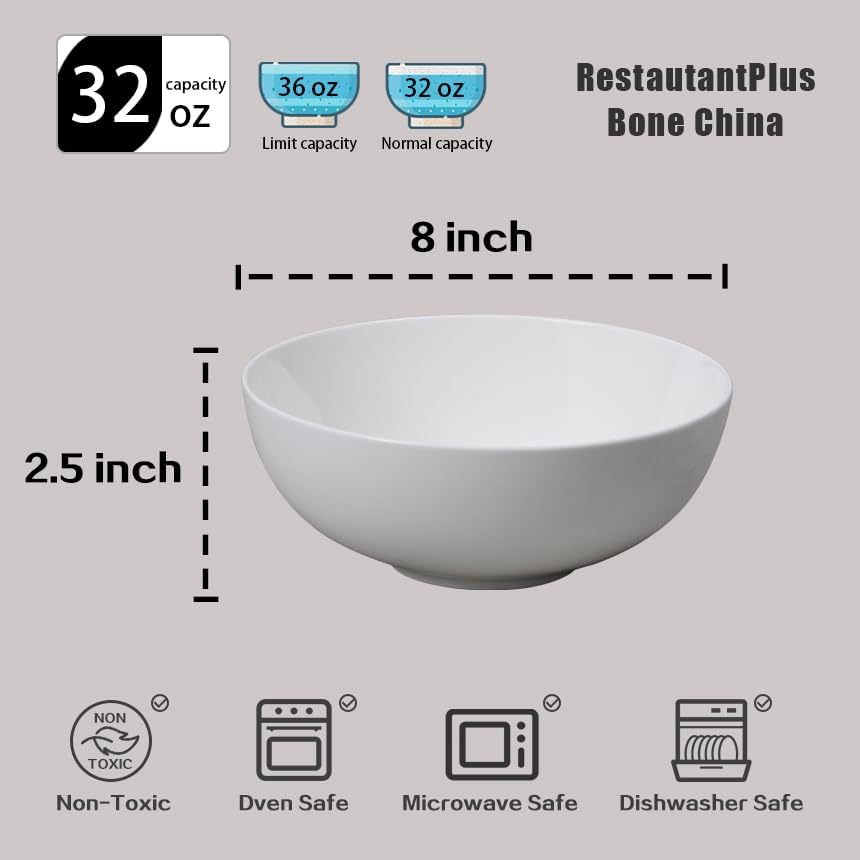 Bone China Coupe Bowl Set (Royal Bowls)