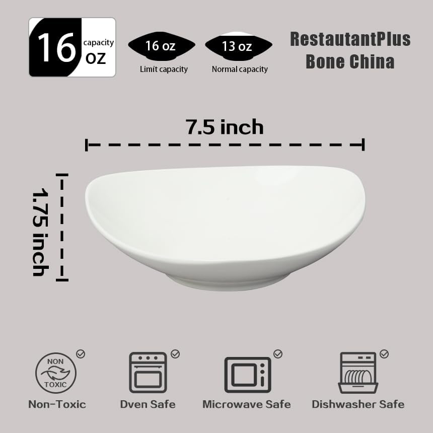 Elegance White Geometric Bone China Pieces (Select Item)