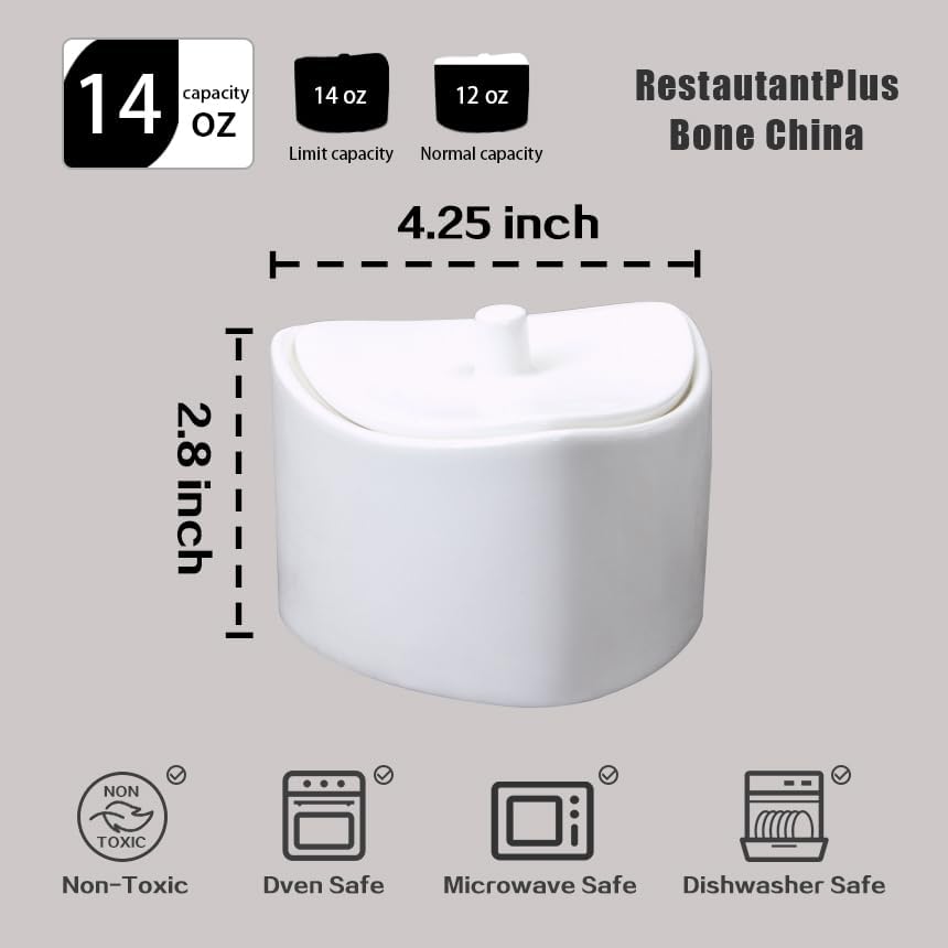 Elegance White Geometric Bone China Pieces (Select Item)