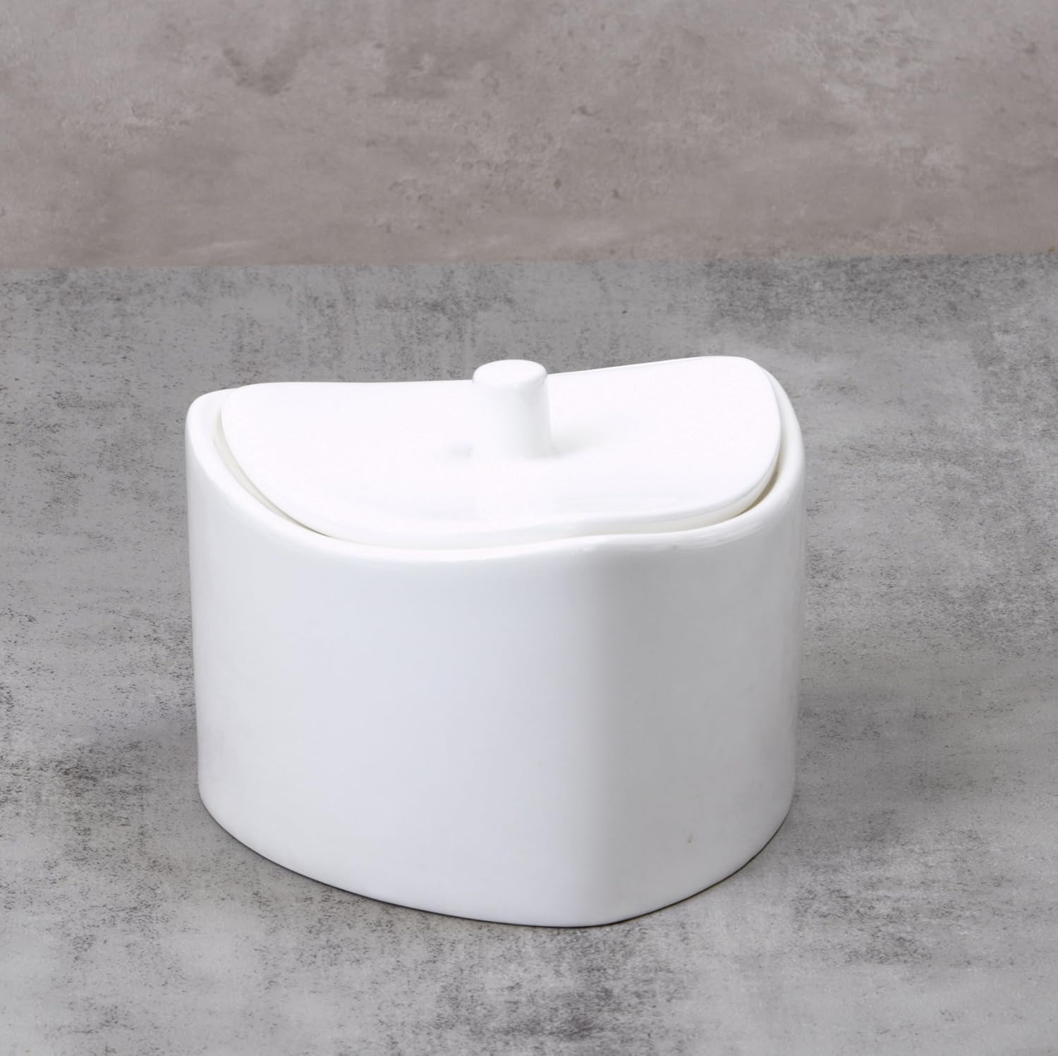 Elegance White Geometric Bone China Pieces (Select Item)