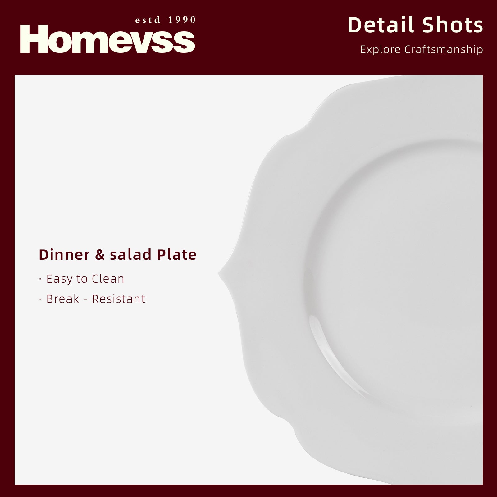 Bone China Embossed Lotus Dinnerware Set