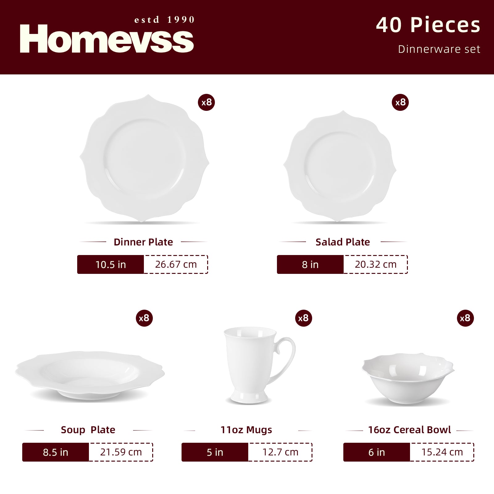 Bone China Embossed Lotus Dinnerware Set