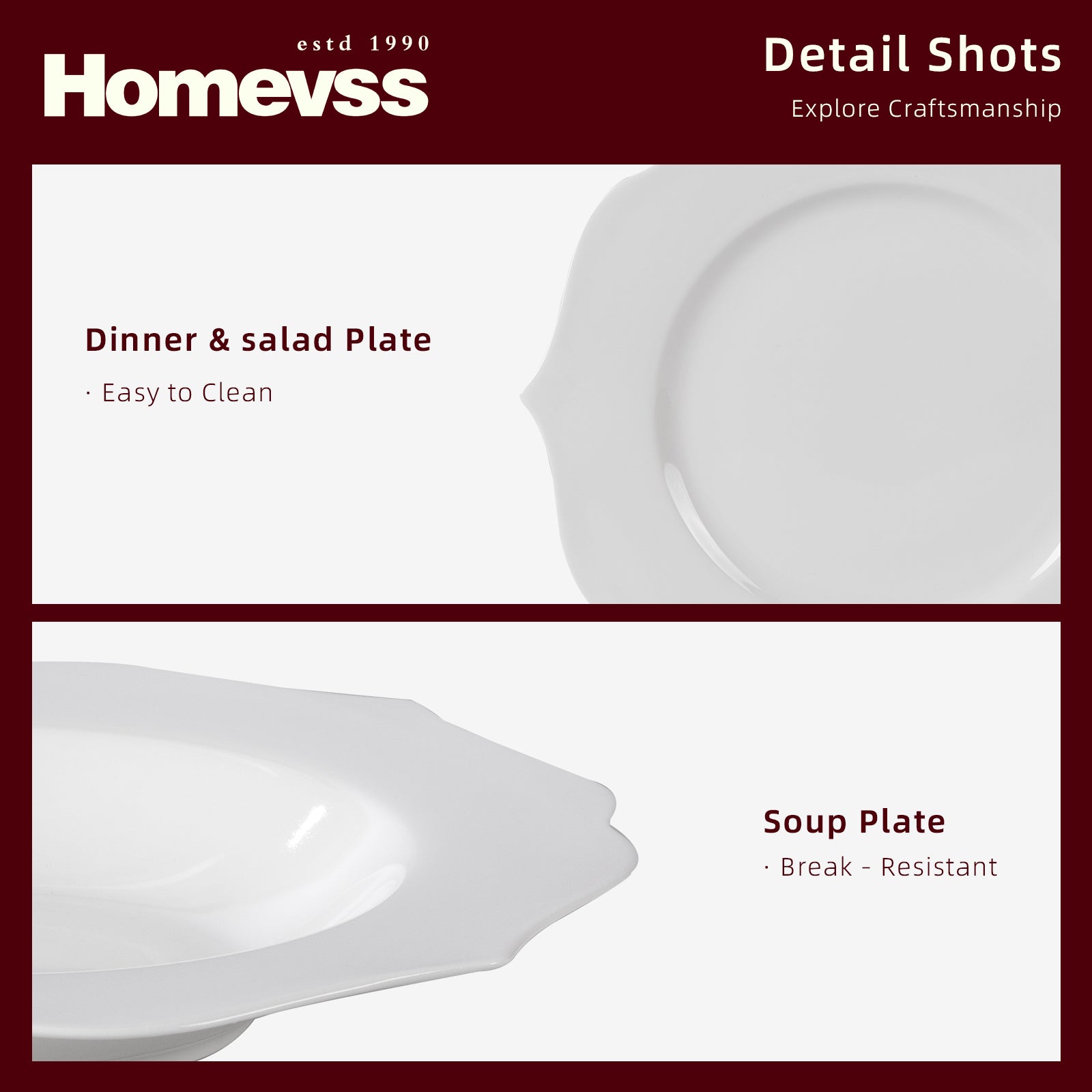 Bone China Embossed Lotus Dinnerware Set