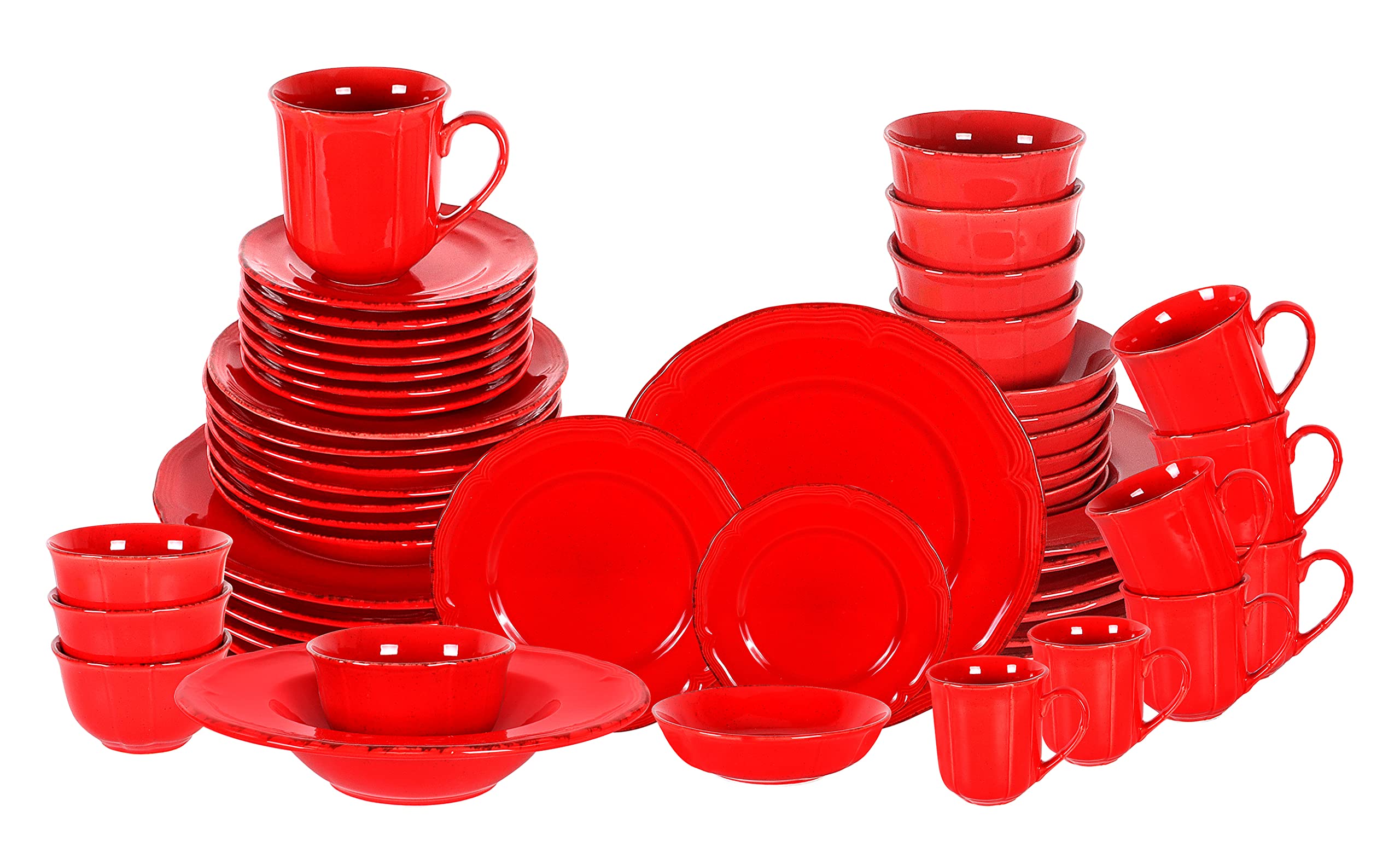 French Countryside Stoneware Dinnerware Set,HW