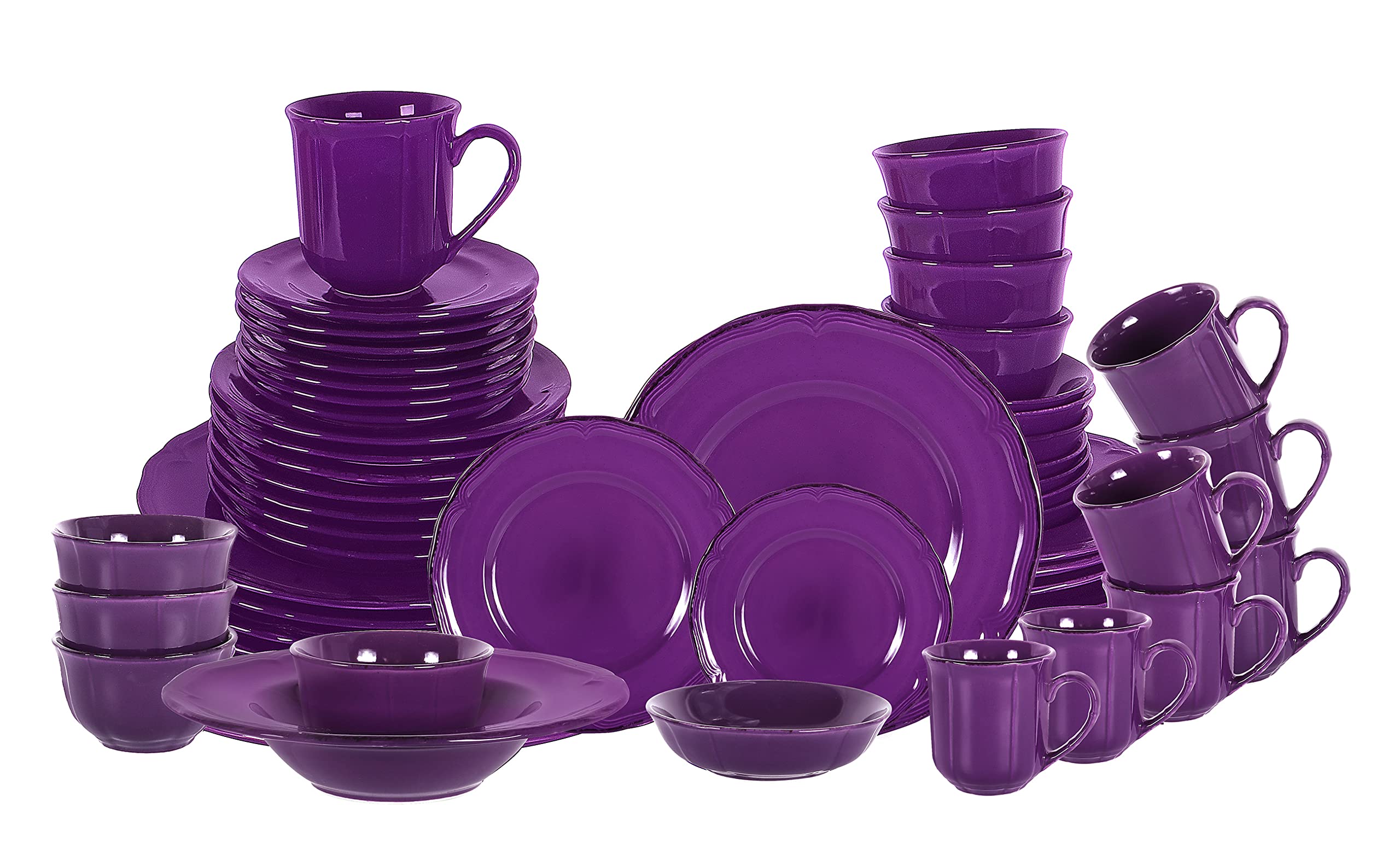 French Countryside Stoneware Dinnerware Set,HW