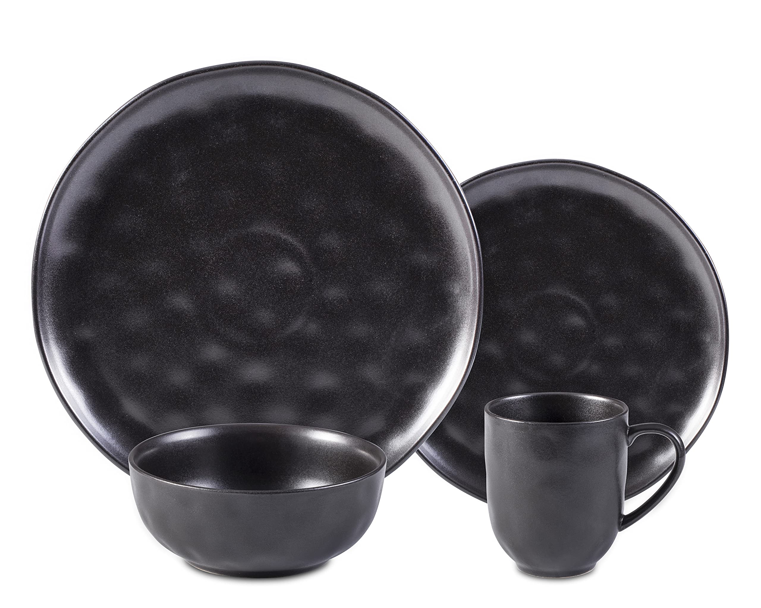 Stoneware Reactive Glaze Organic Sky Star Dinnerware Set