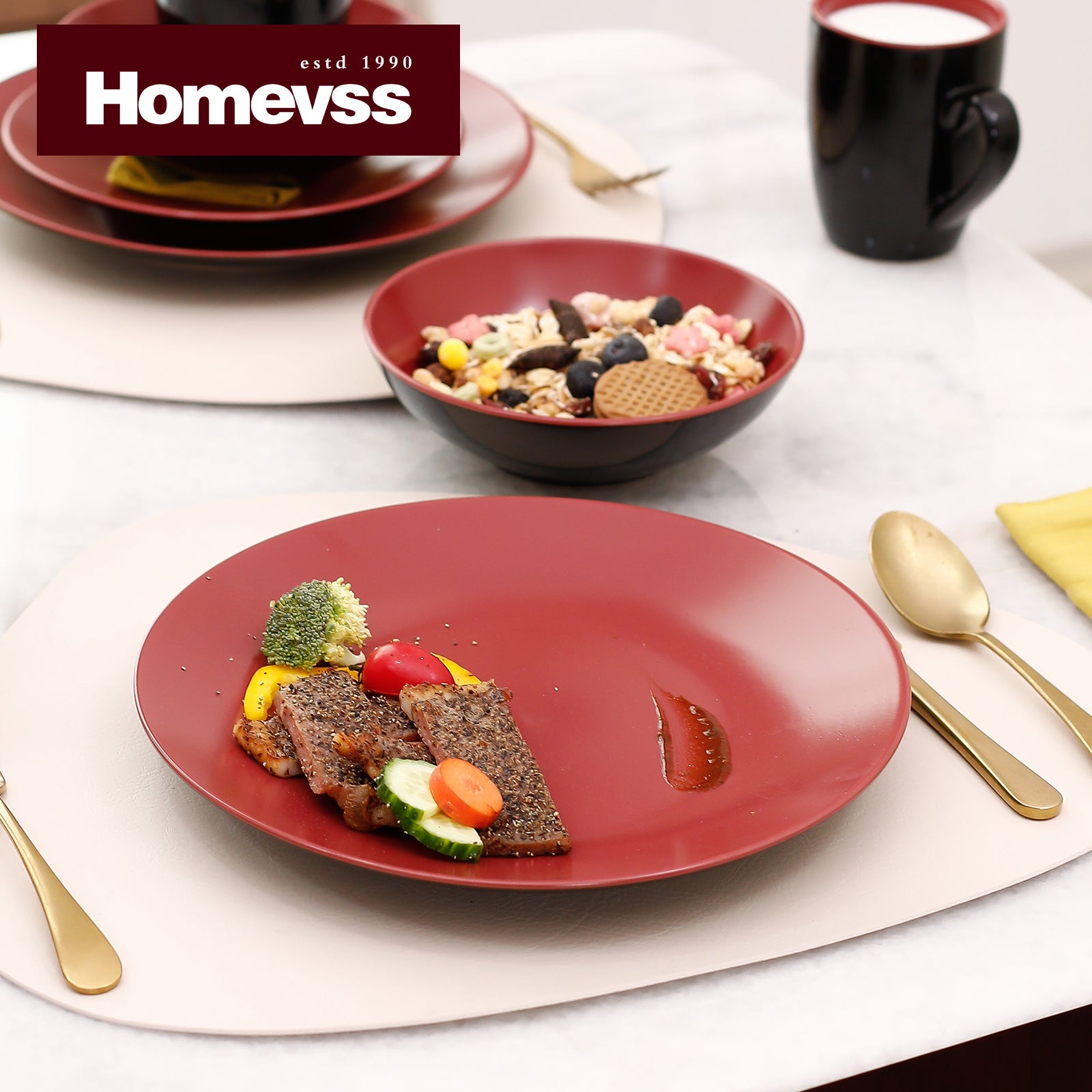 Colors Life Stoneware Dinnerware Set,HW