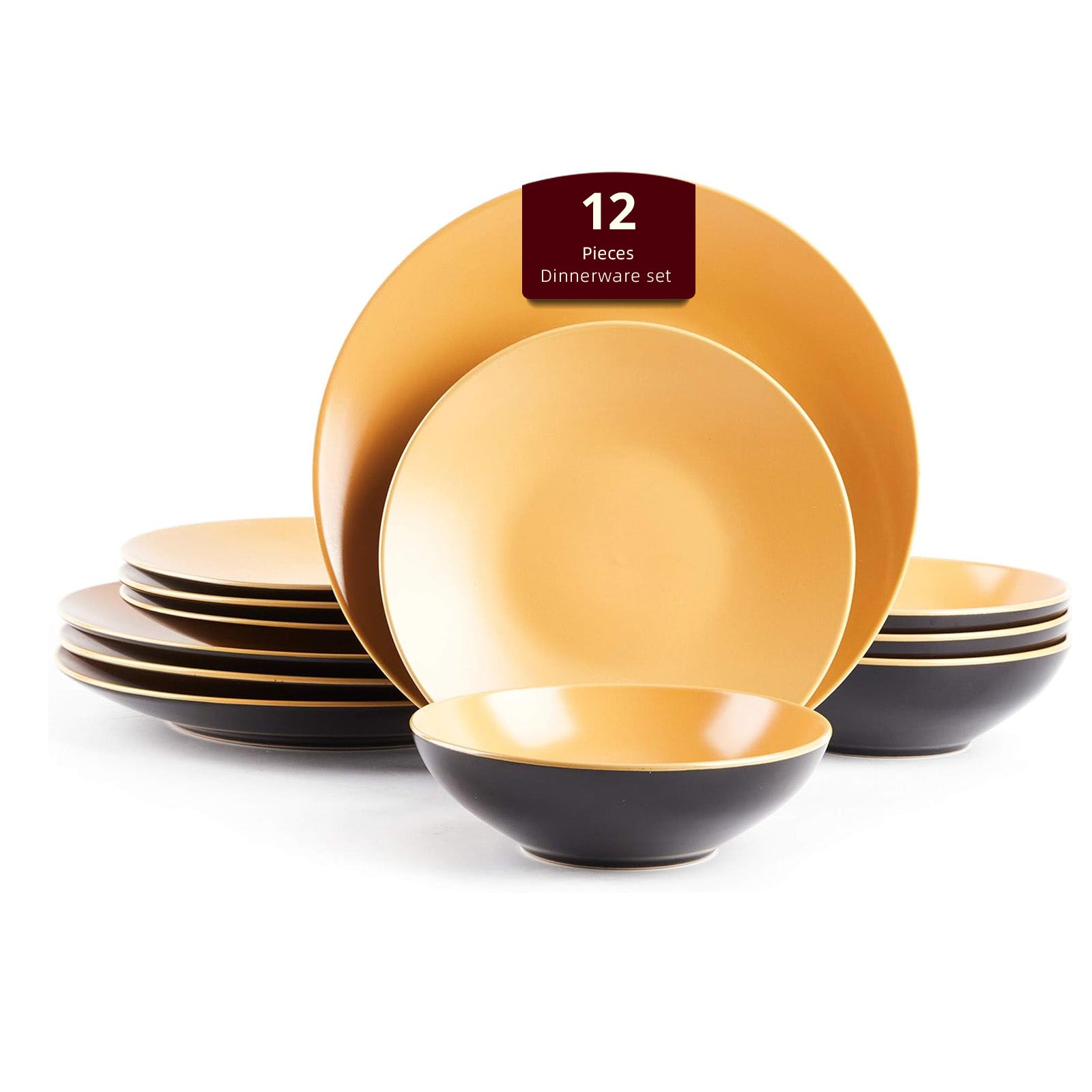 🎃Halloween-Ready🎃 Colors Life Stoneware Dinnerware Set