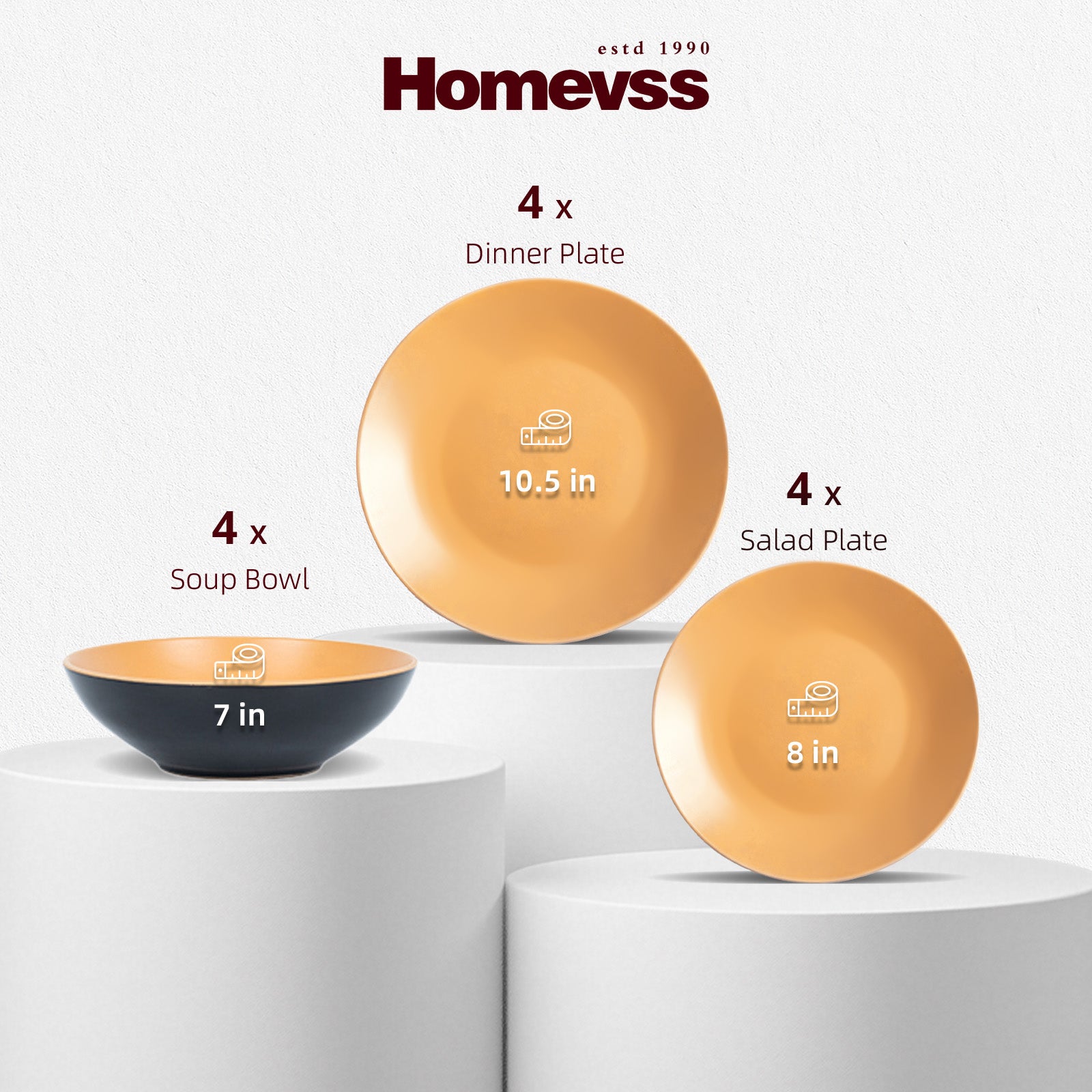 Colors Life Stoneware Dinnerware Set,HW