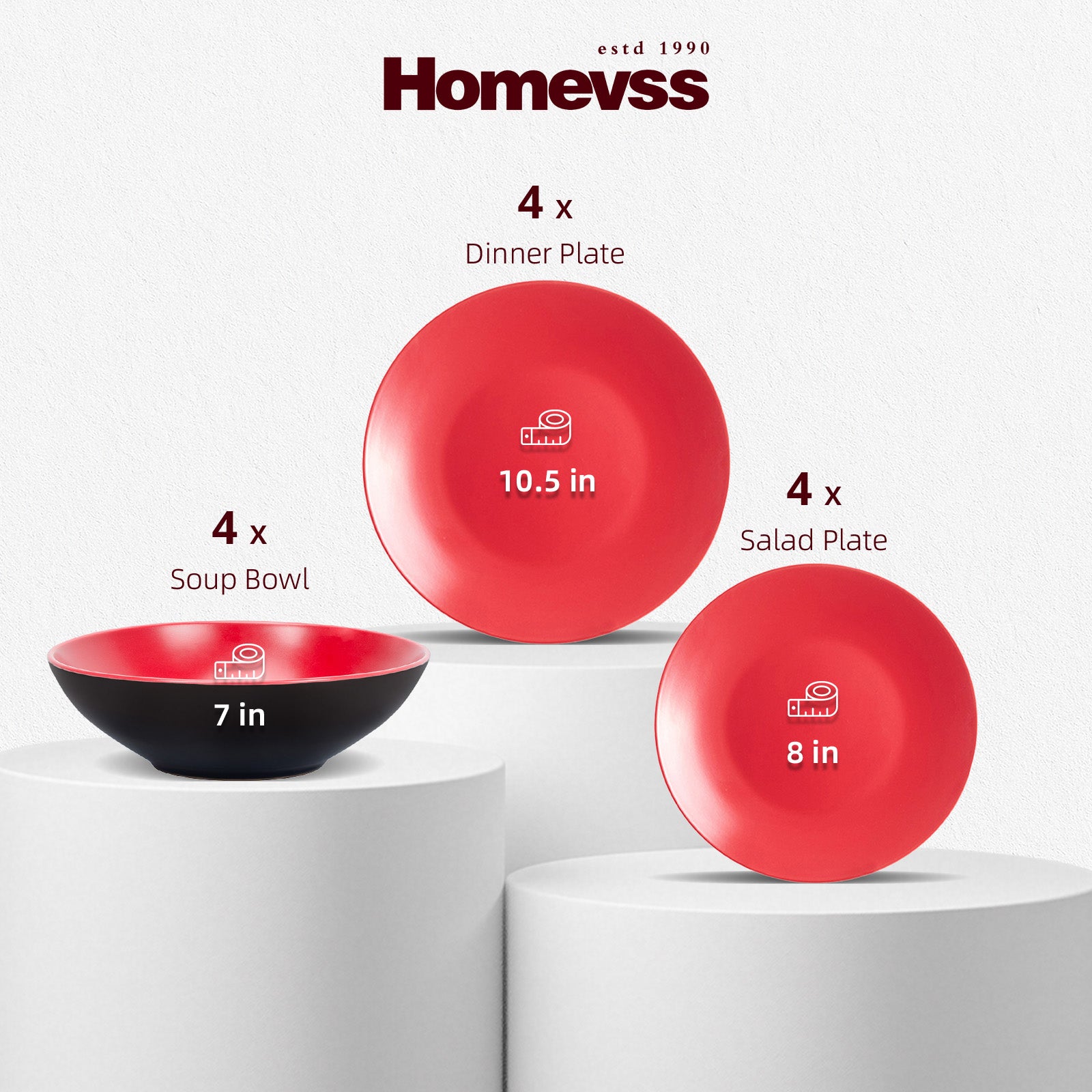 Colors Life Stoneware Dinnerware Set