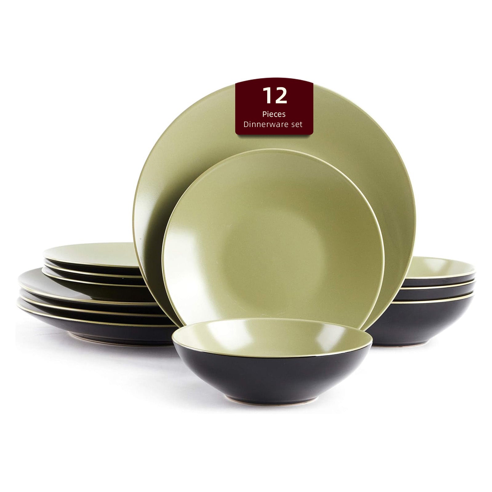 Colors Life Stoneware Dinnerware Set,HW