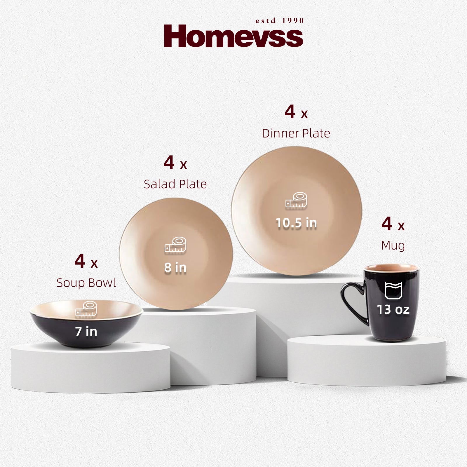 Colors Life Stoneware Dinnerware Set,HW