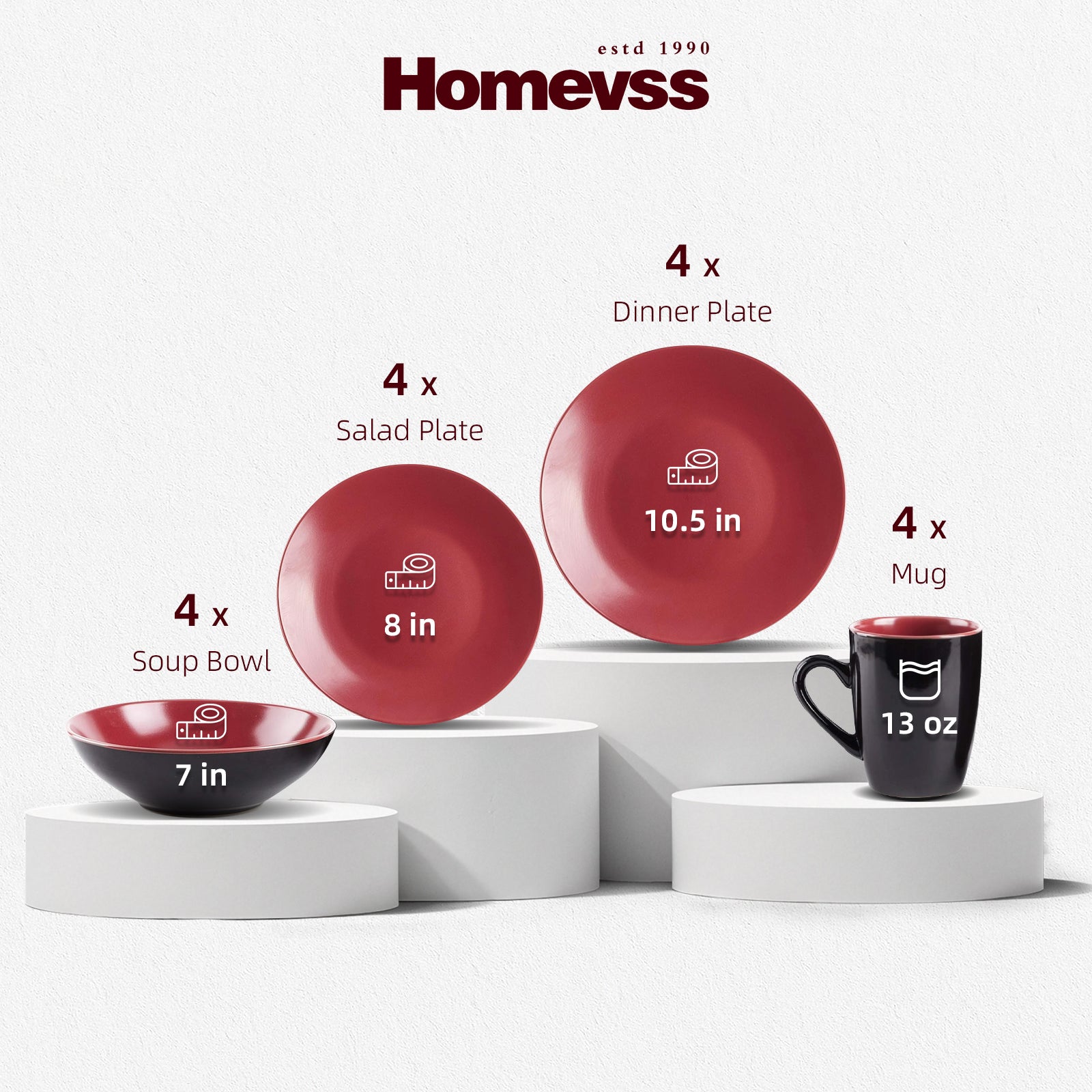 Colors Life Stoneware Dinnerware Set,HW