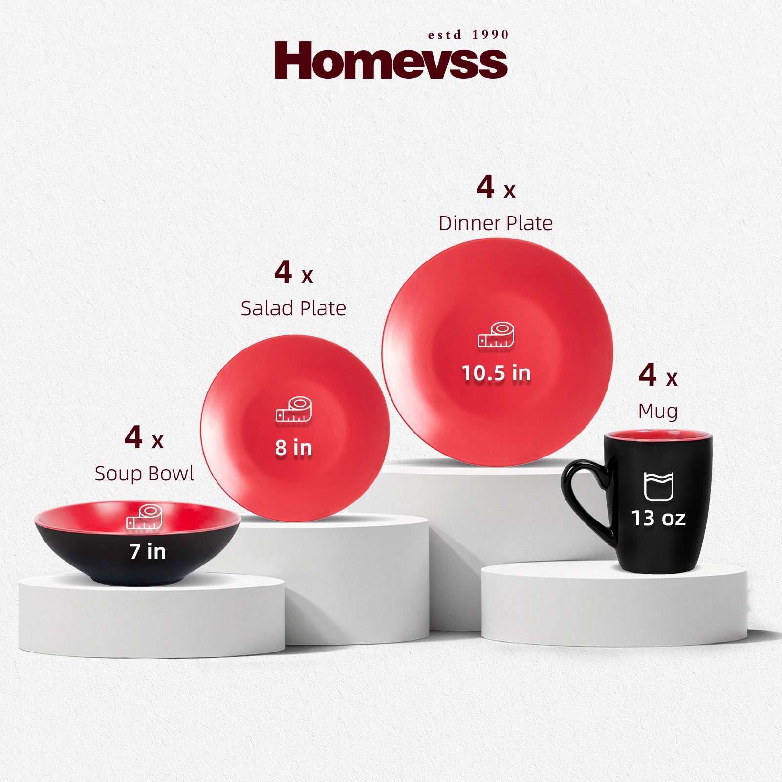 Colors Life Stoneware Dinnerware Set,HW