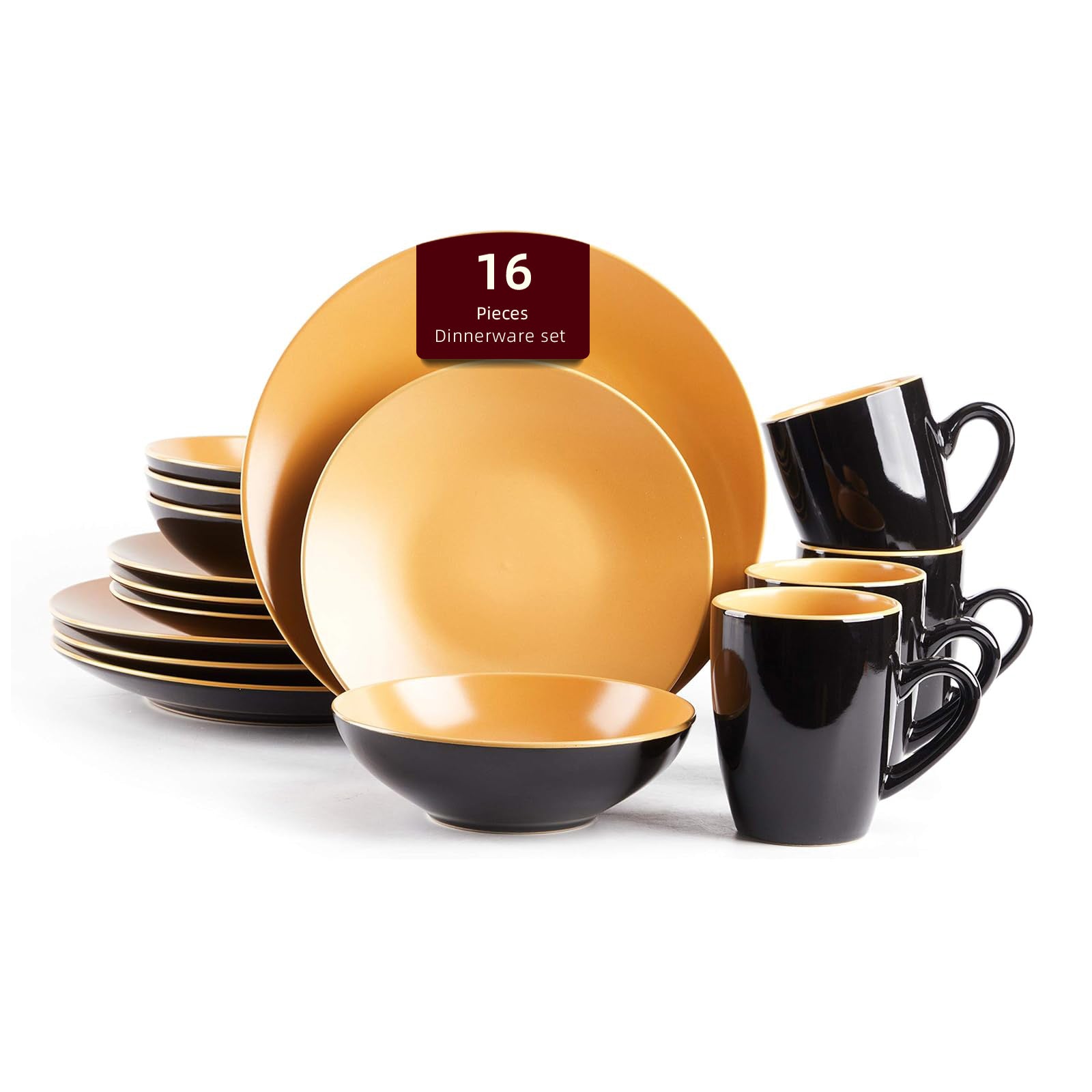 Colors Life Stoneware Dinnerware Set,HW