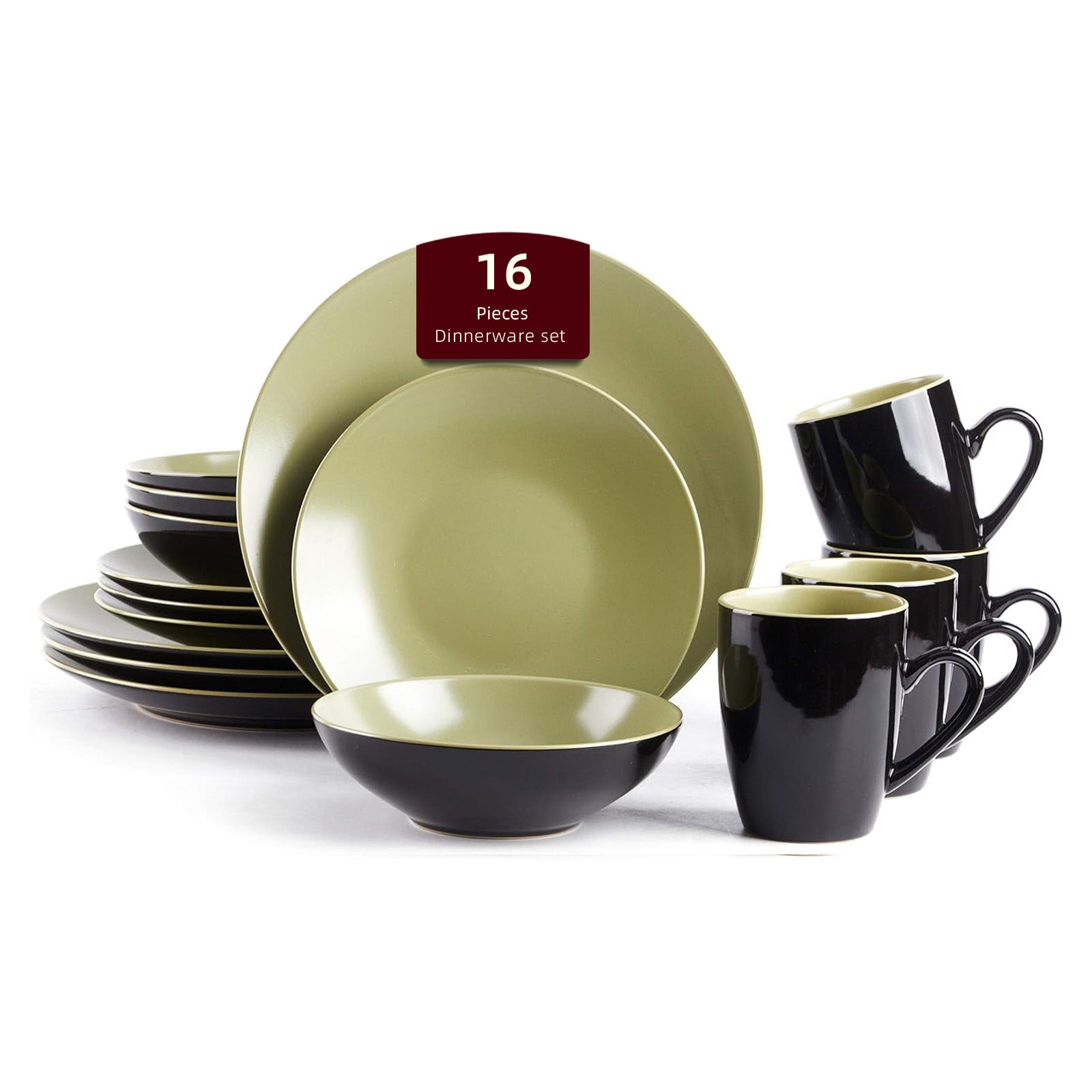 Colors Life Stoneware Dinnerware Set,HW