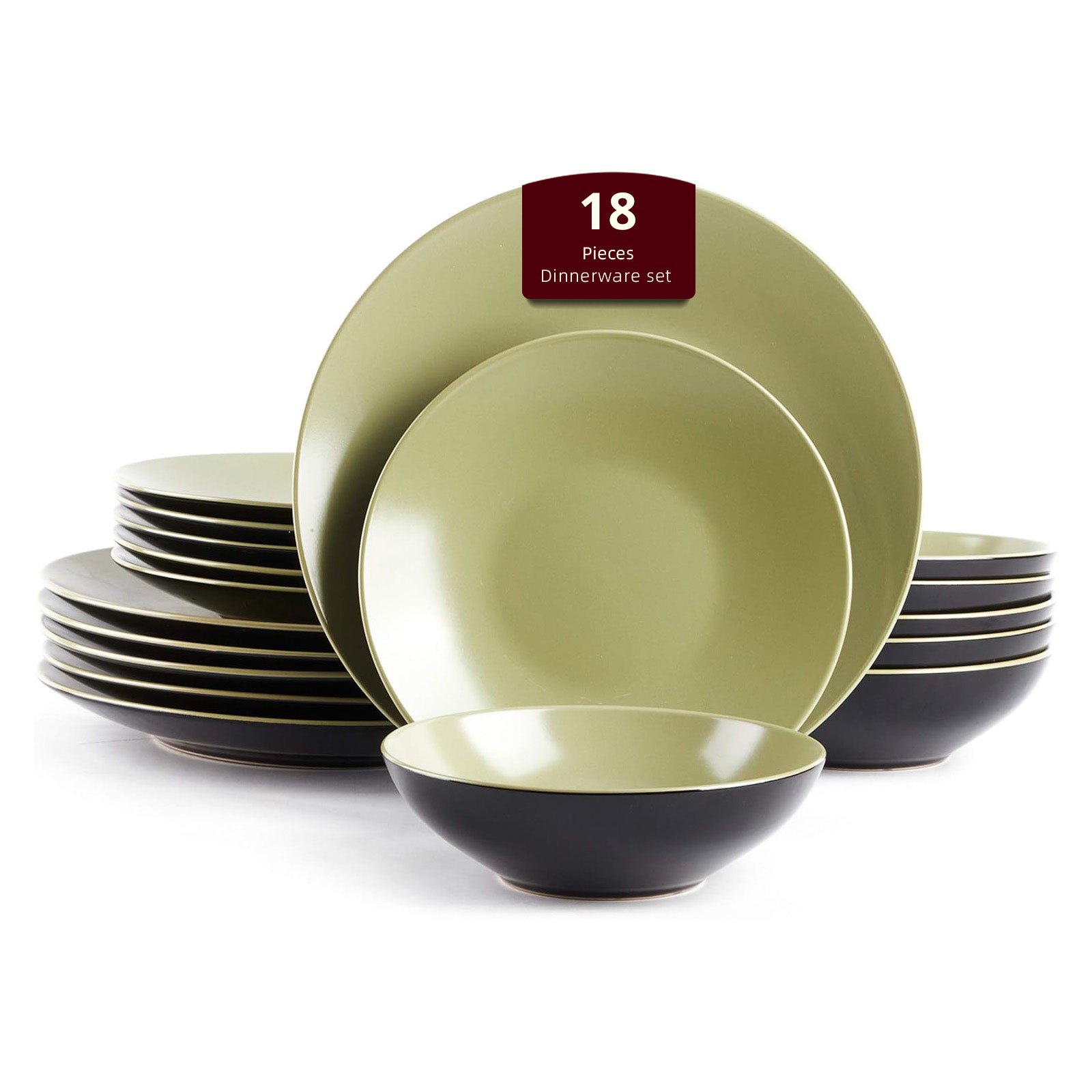 Colors Life Stoneware Dinnerware Set,HW