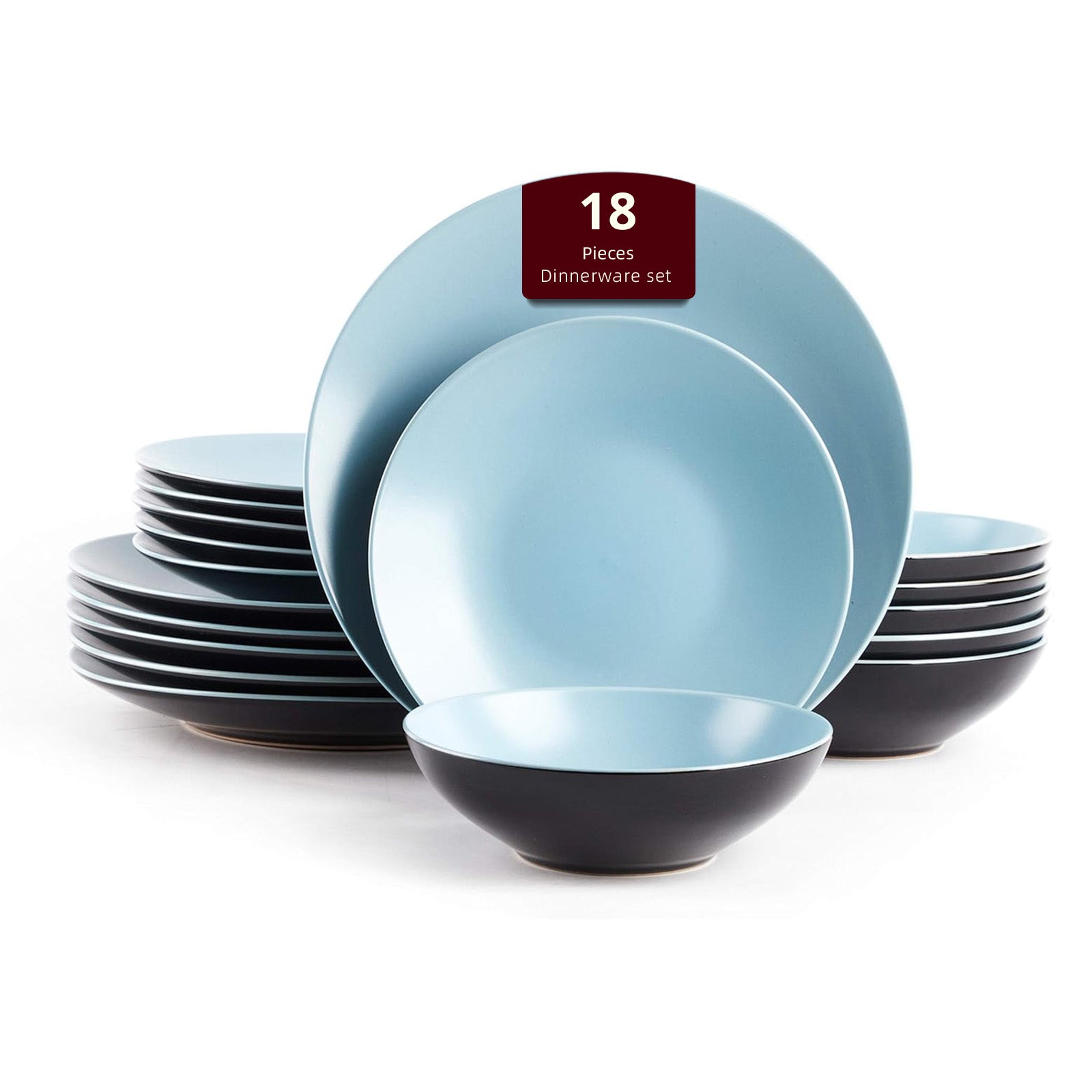 Colors Life Stoneware Dinnerware Set,HW