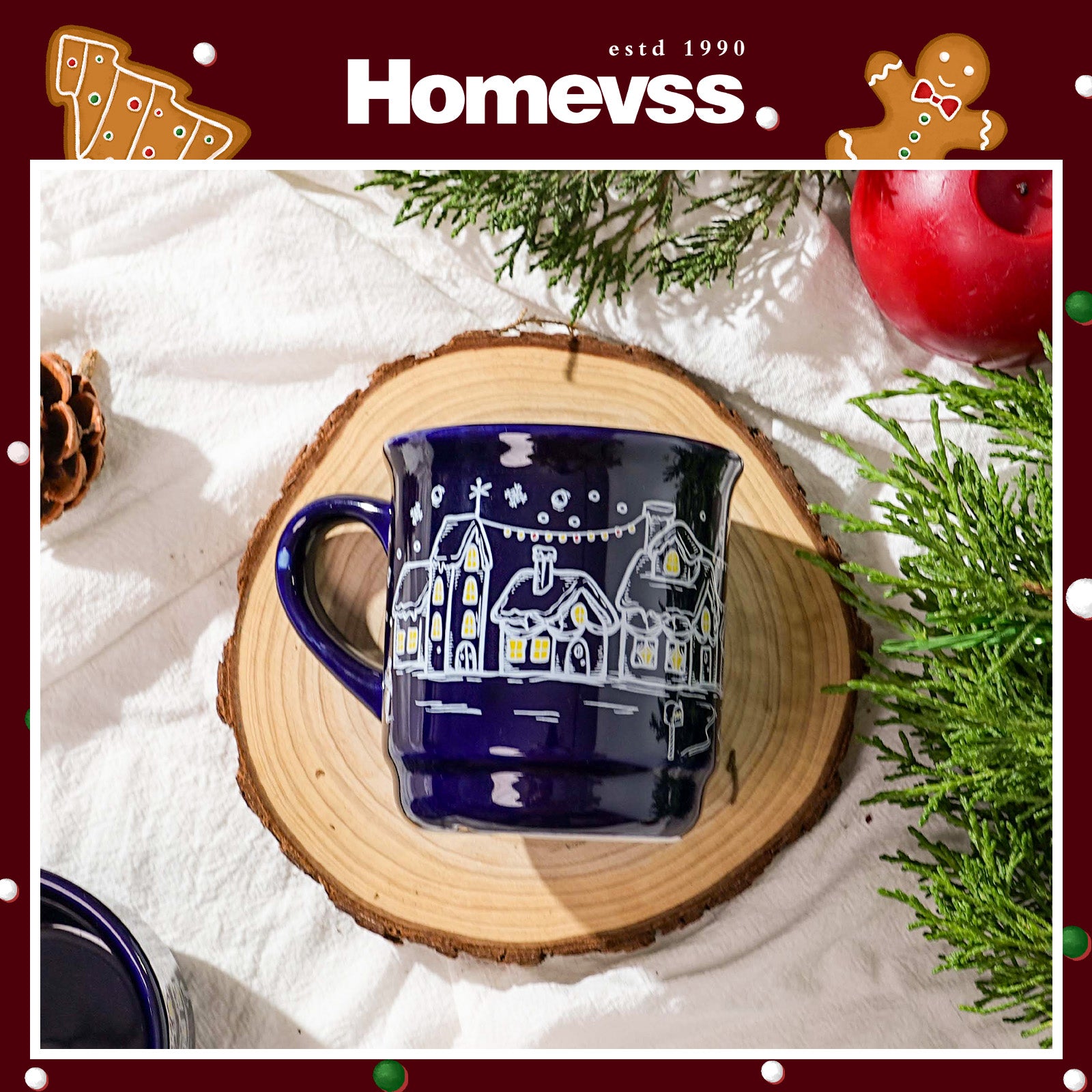 8.5 oz Ceramic Christmas Coffee Mug