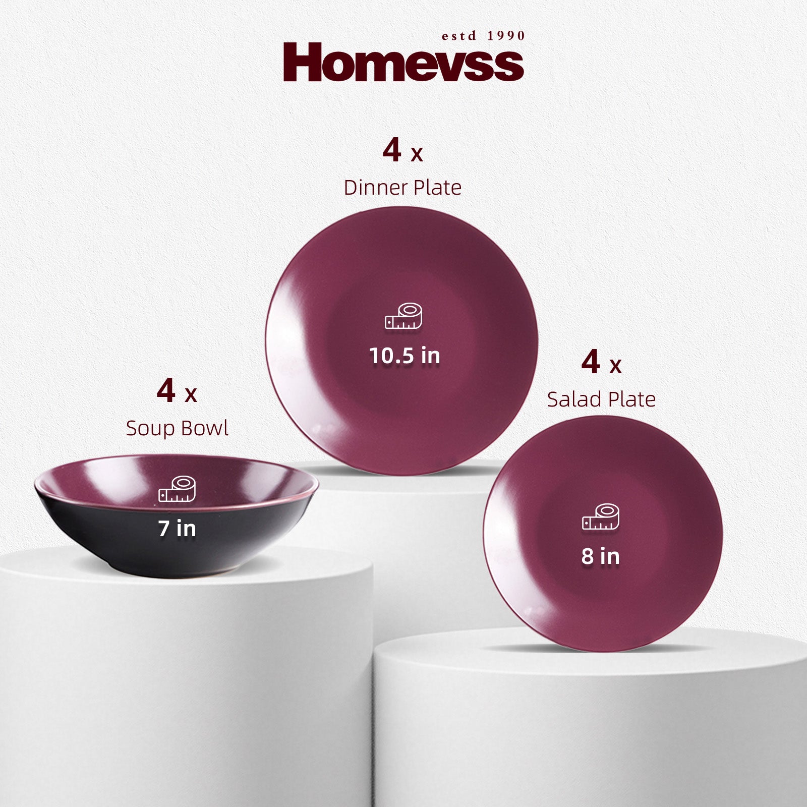 Colors Life Stoneware Dinnerware Set,HW