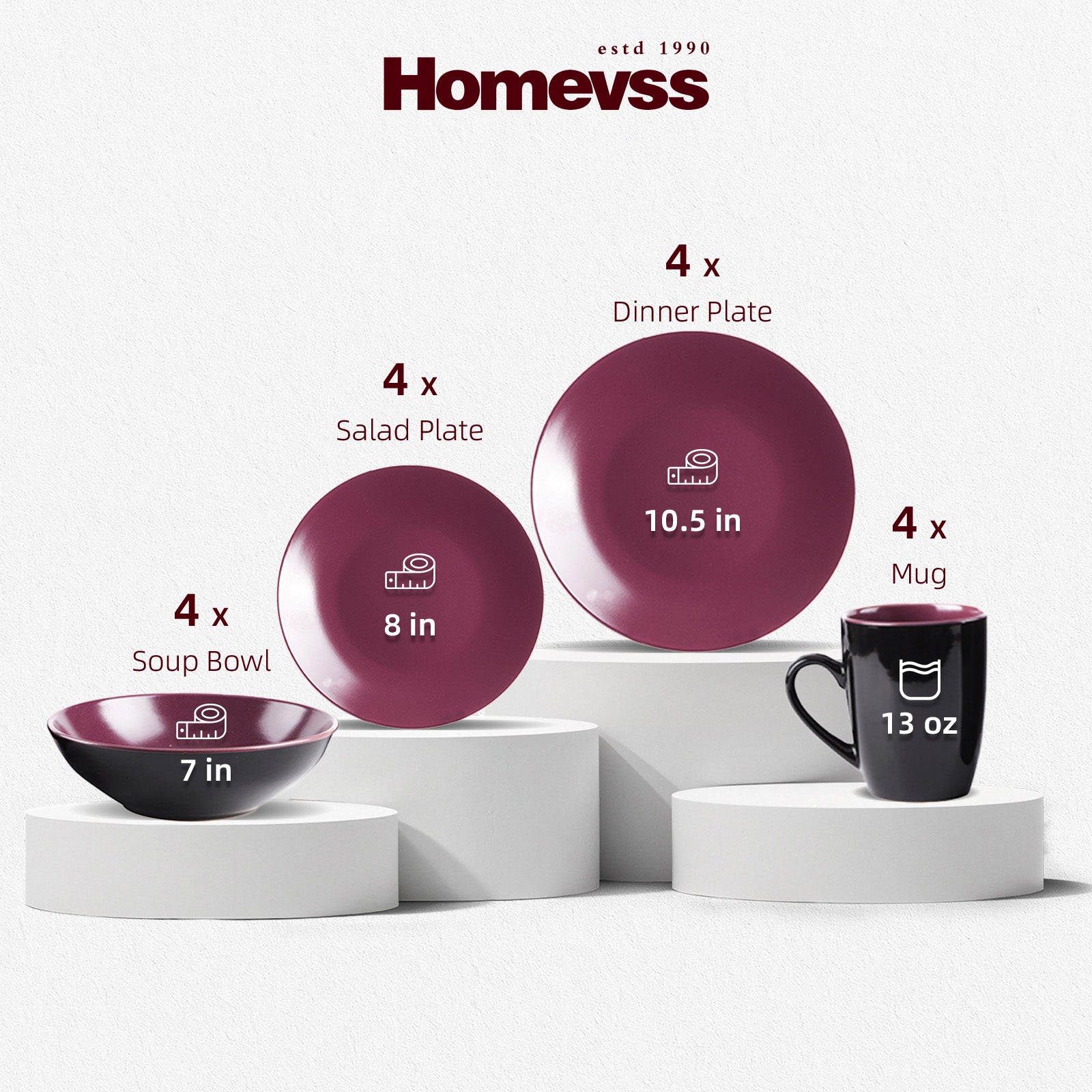 Colors Life Stoneware Dinnerware Set,HW