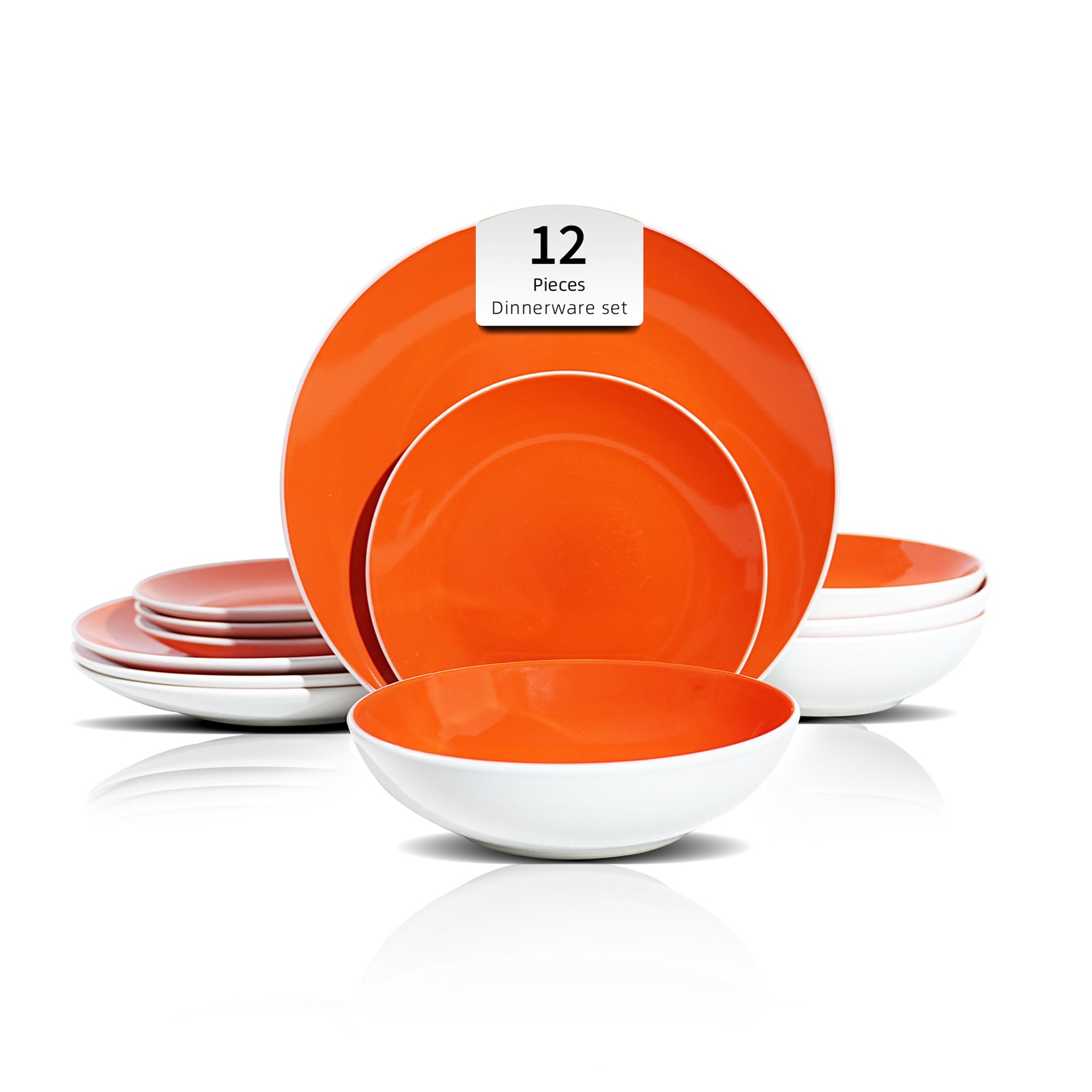 Stoneware Coupe Shape Dinnerware Set