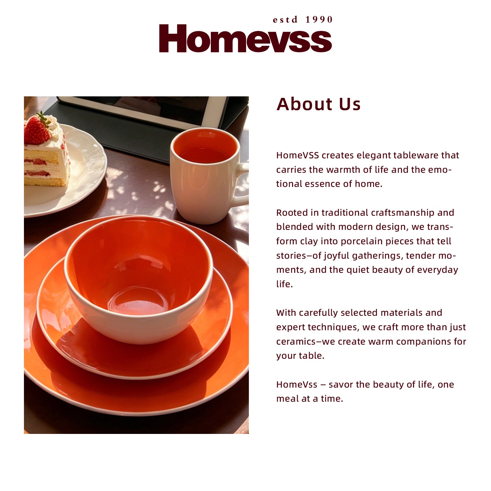 Stoneware Coupe Shape Dinnerware Set