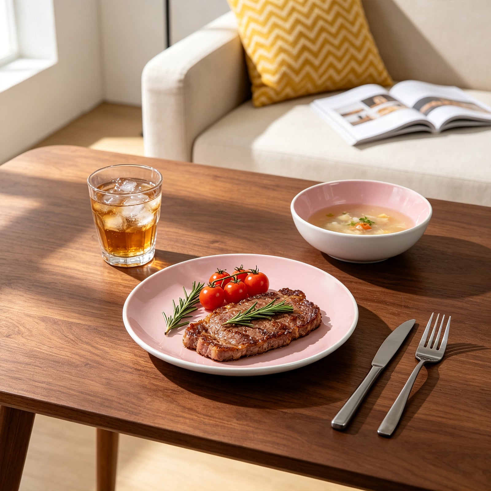 Stoneware Coupe Shape Dinnerware Set