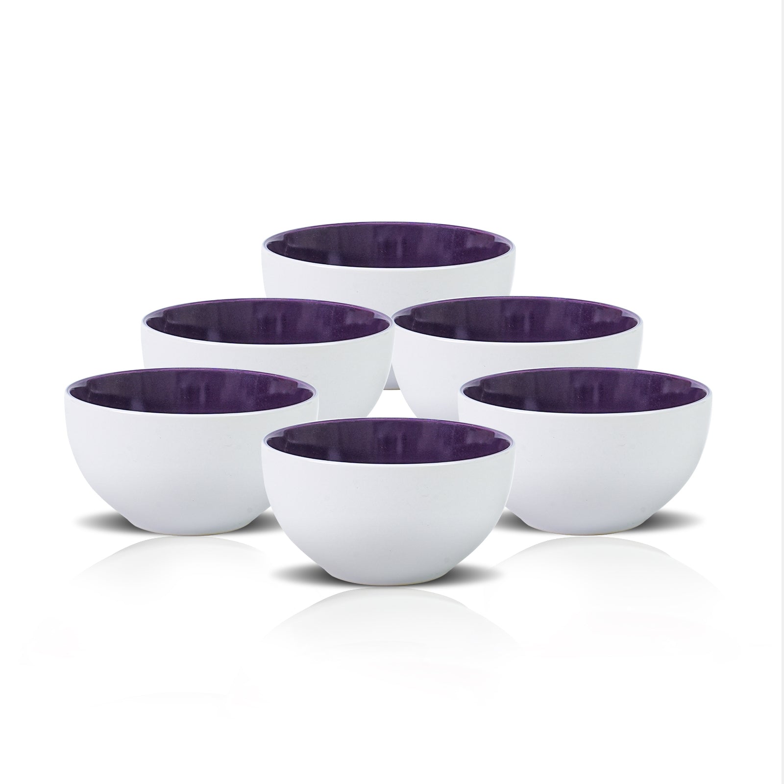 Stoneware Coupe Shape Bowls
