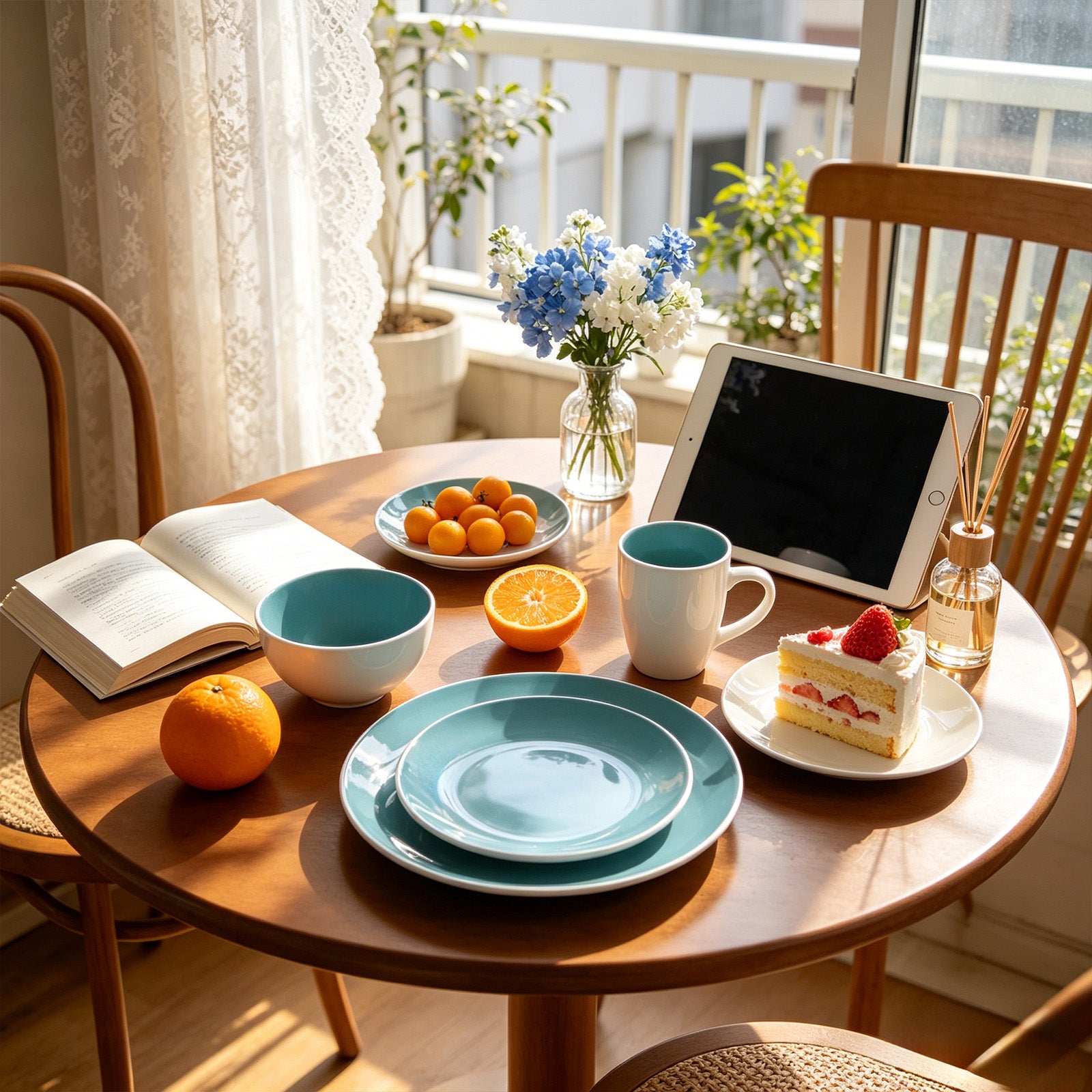 Stoneware Coupe Shape Dinnerware Set