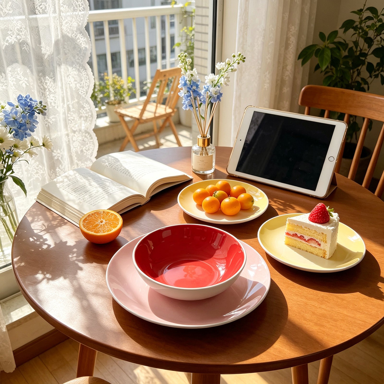 Stoneware Coupe Shape Dinnerware Set