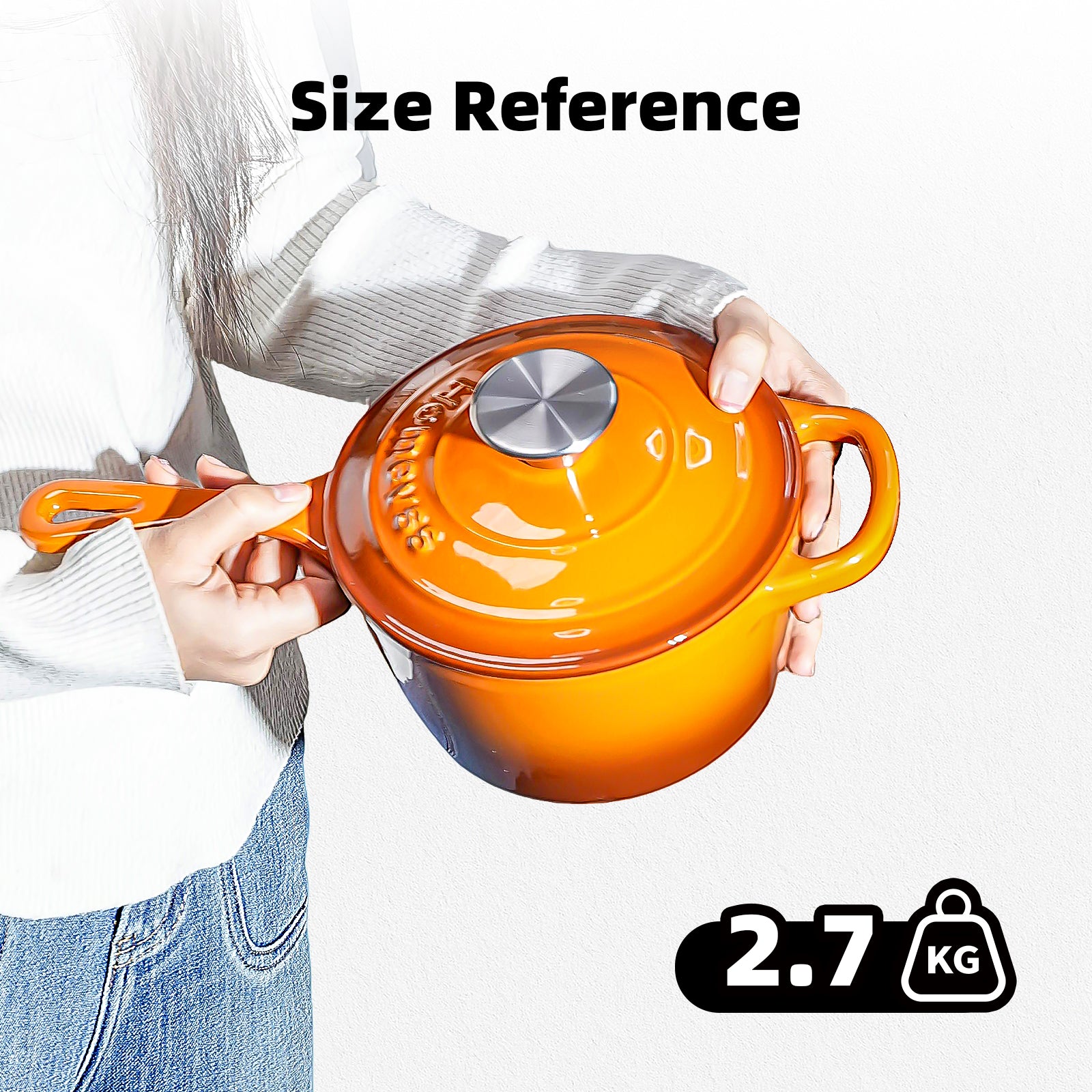 1.75-Quart Enameled Cast Iron Sauce Pan