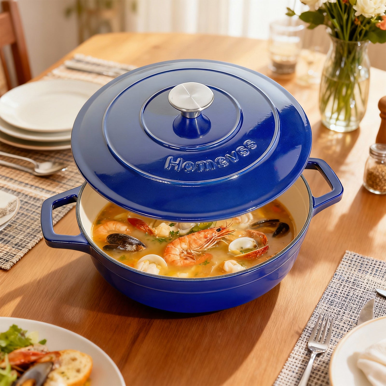 4-Quart Enameled Cast Iron Dutch Oven