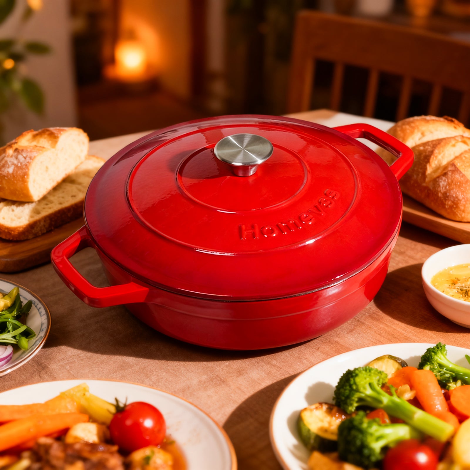 4-Quart Enameled Cast Iron Dutch Oven