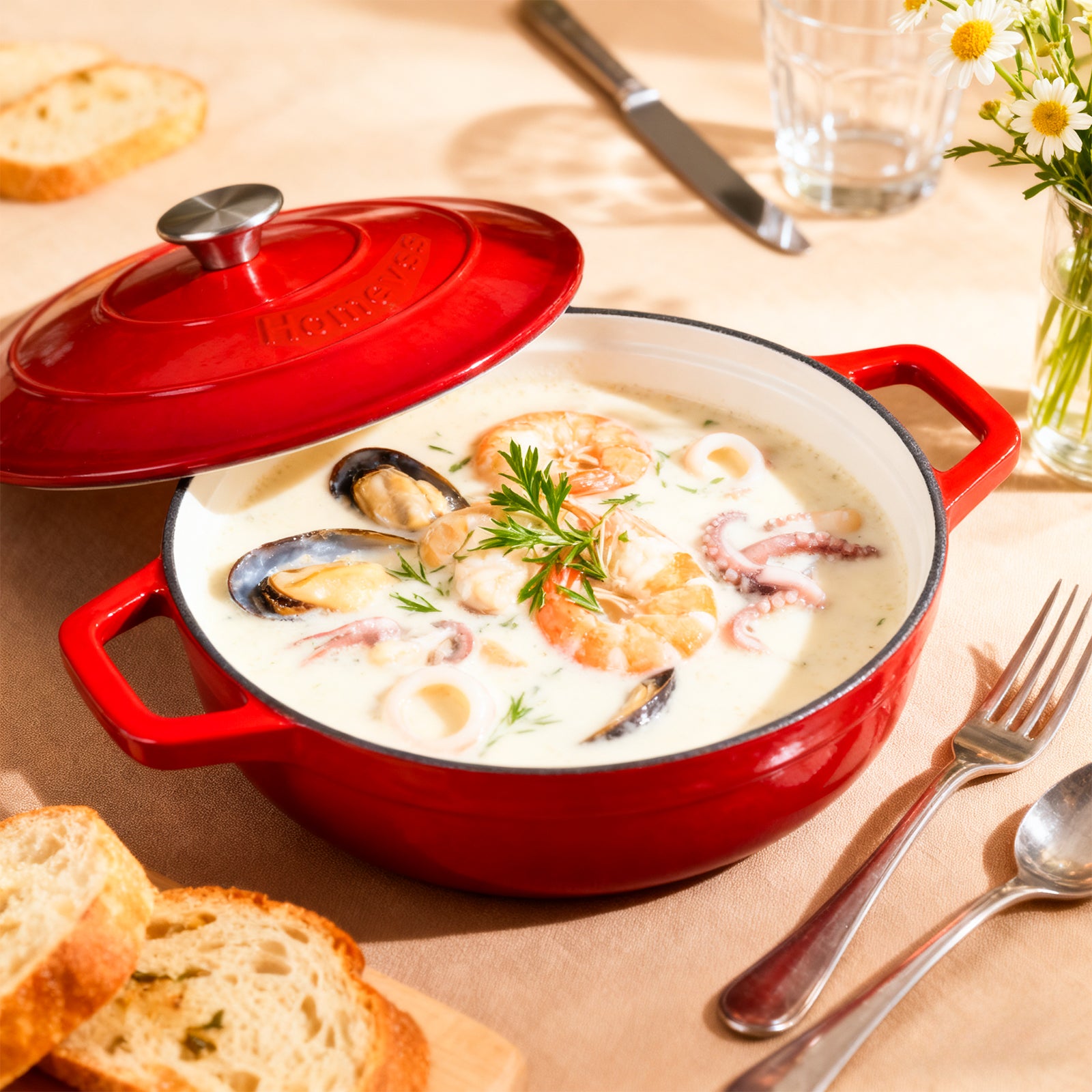 4-Quart Enameled Cast Iron Dutch Oven