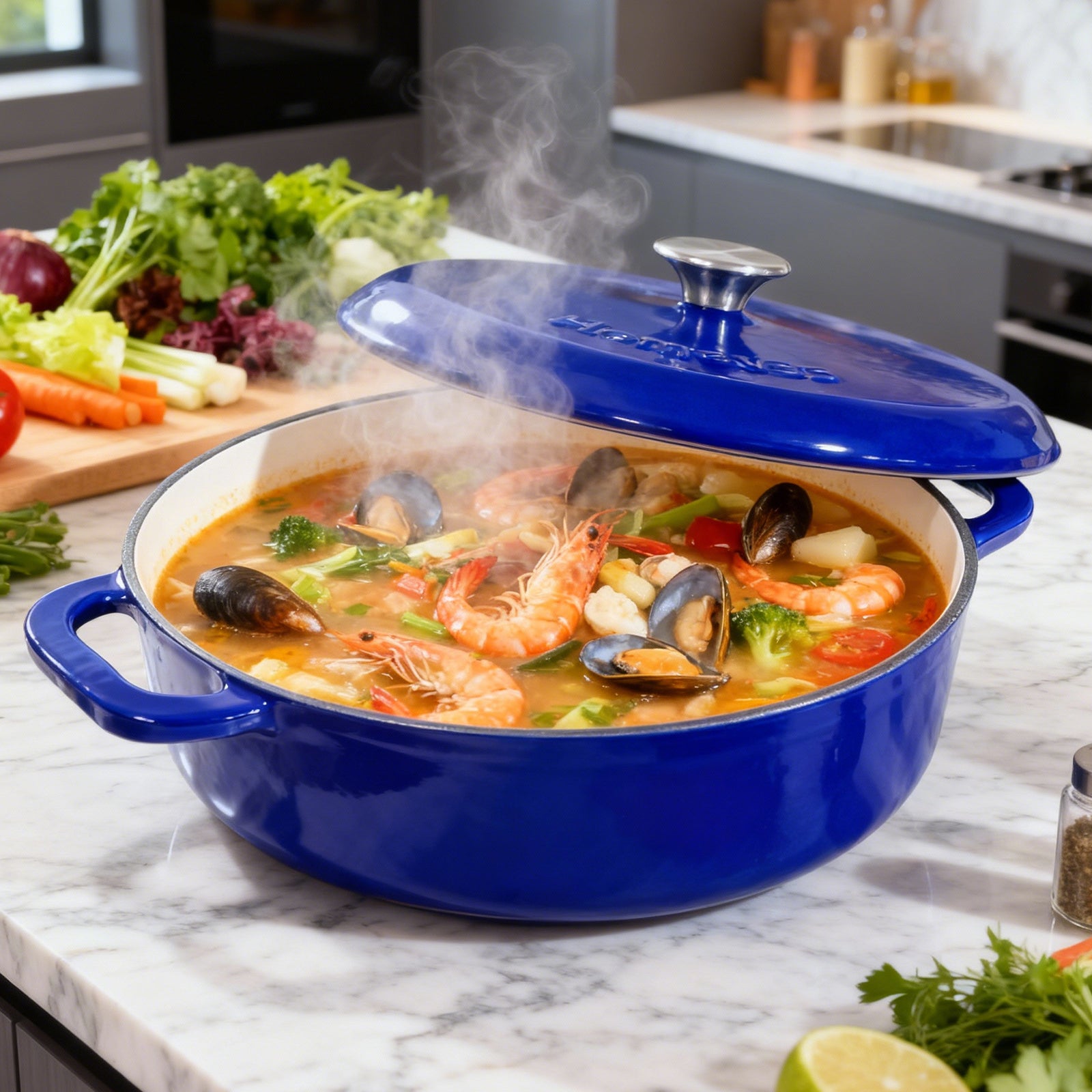 5.5-Quart Enameled Cast Iron Dutch Oven