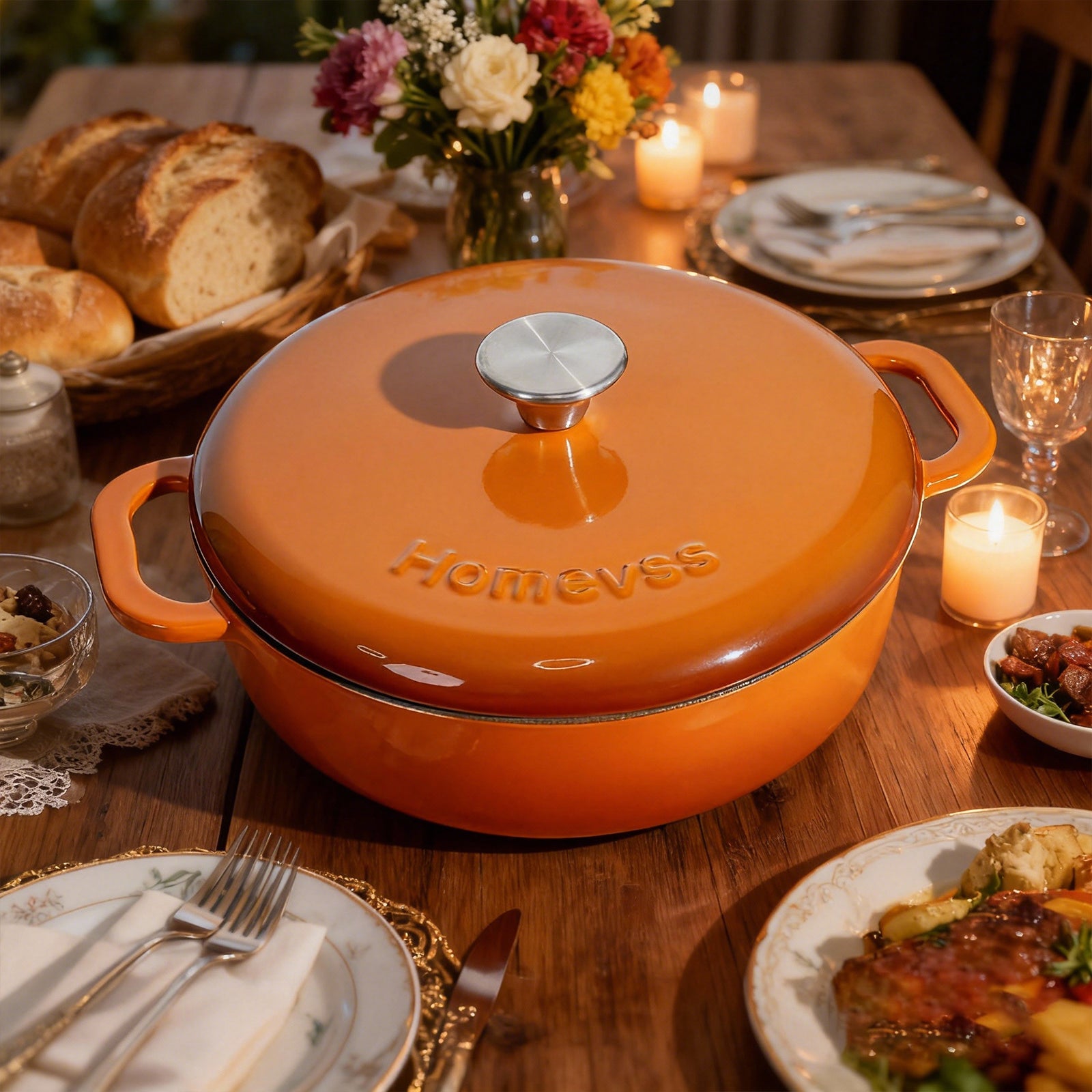 5.5-Quart Enameled Cast Iron Dutch Oven