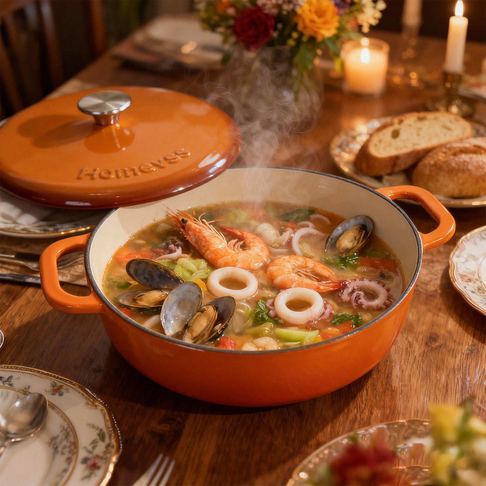 5.5-Quart Enameled Cast Iron Dutch Oven