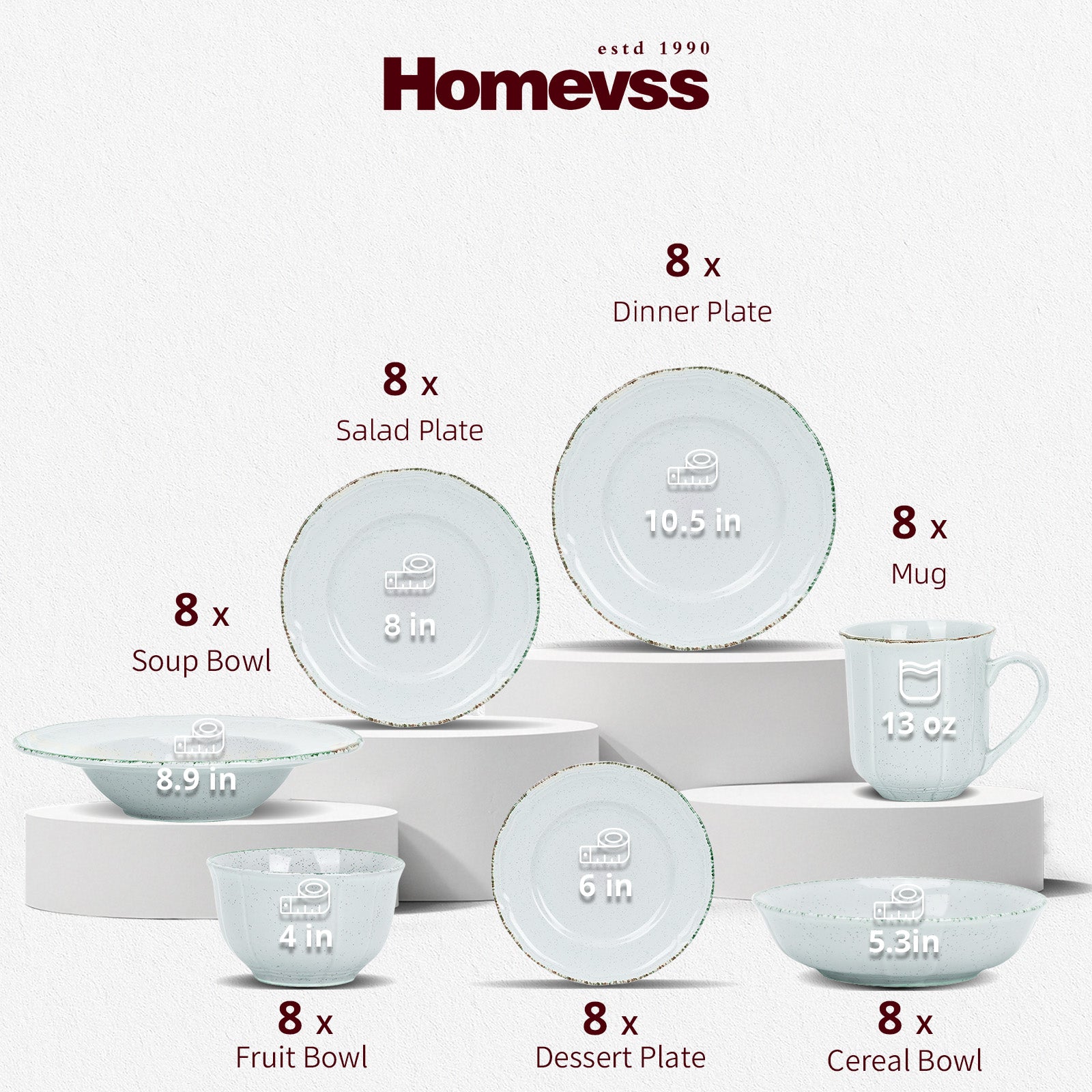 French Countryside Stoneware Dinnerware Set