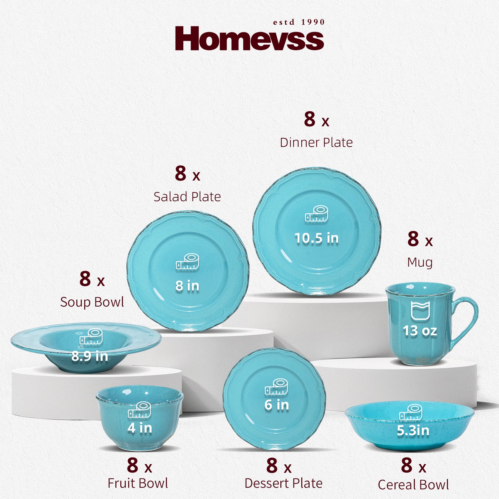 French Countryside Stoneware Dinnerware Set