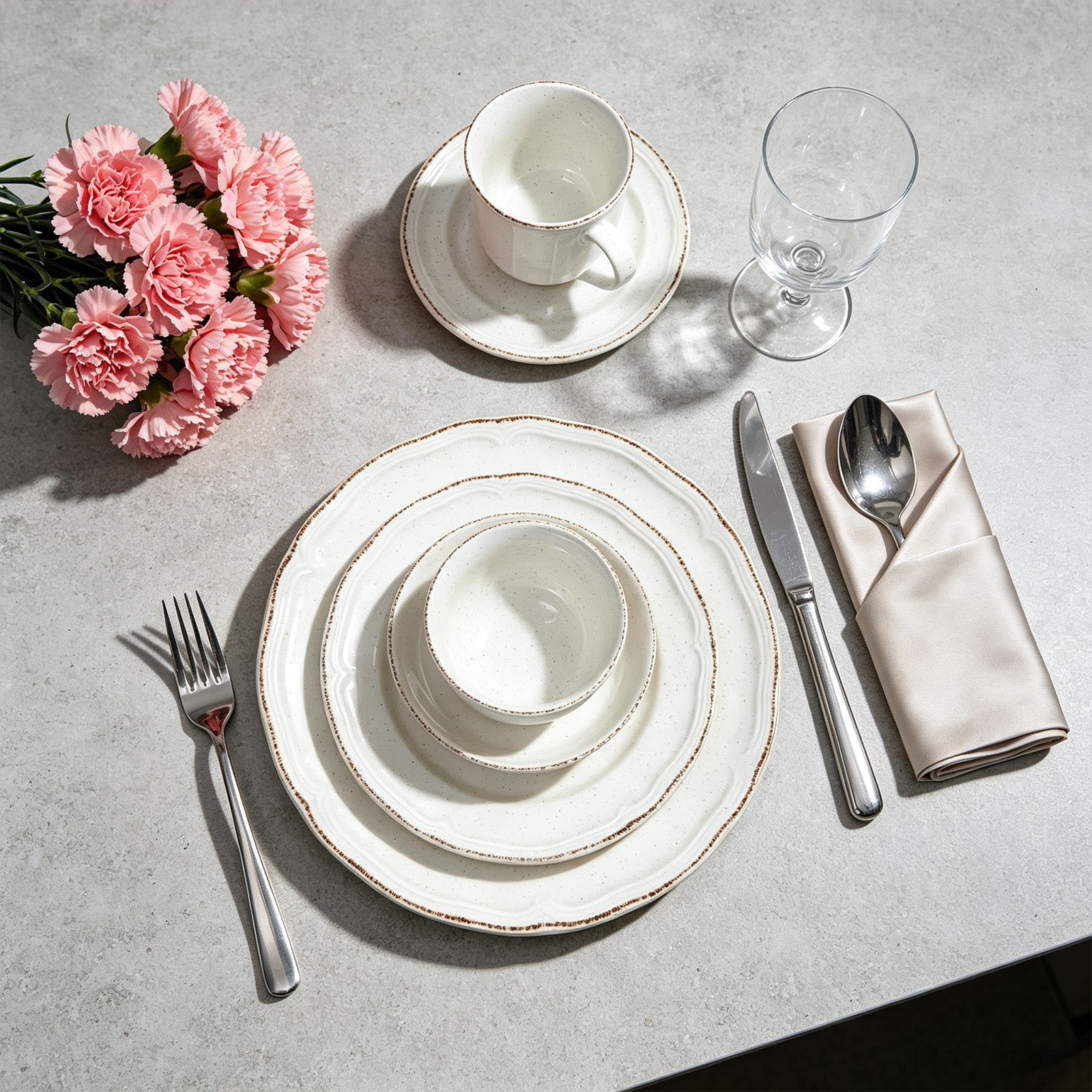 French Countryside Stoneware Dinnerware Set