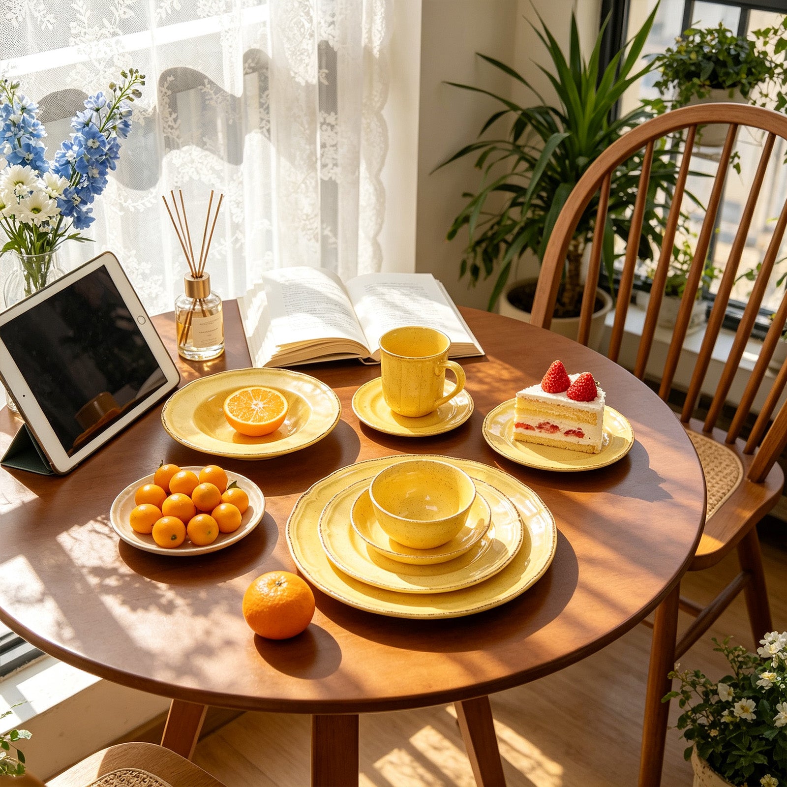French Countryside Stoneware Dinnerware Set