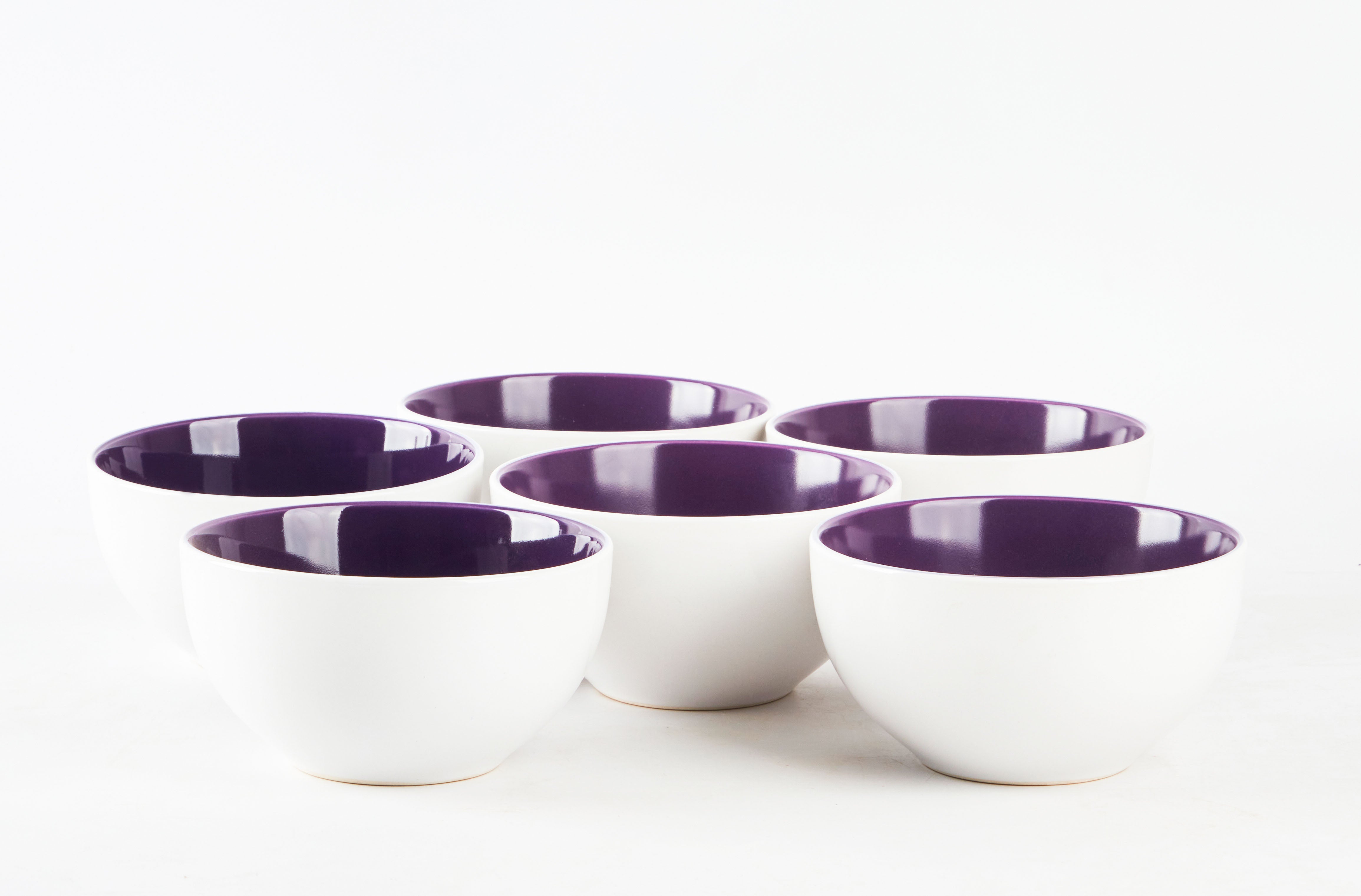 Stoneware Coupe Shape Bowls