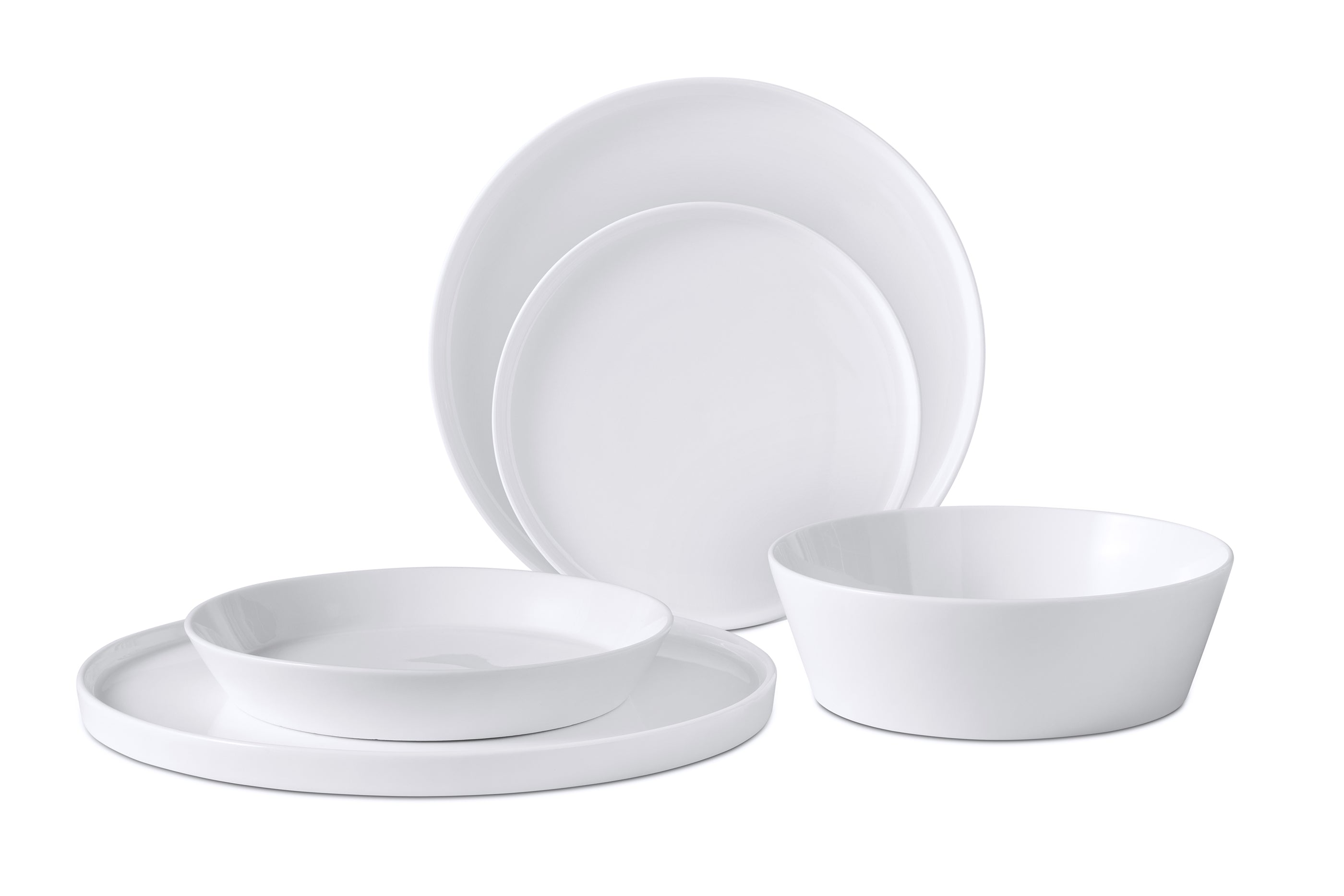 Bone China Nordic Style Cone Shape  Dinnerware Set