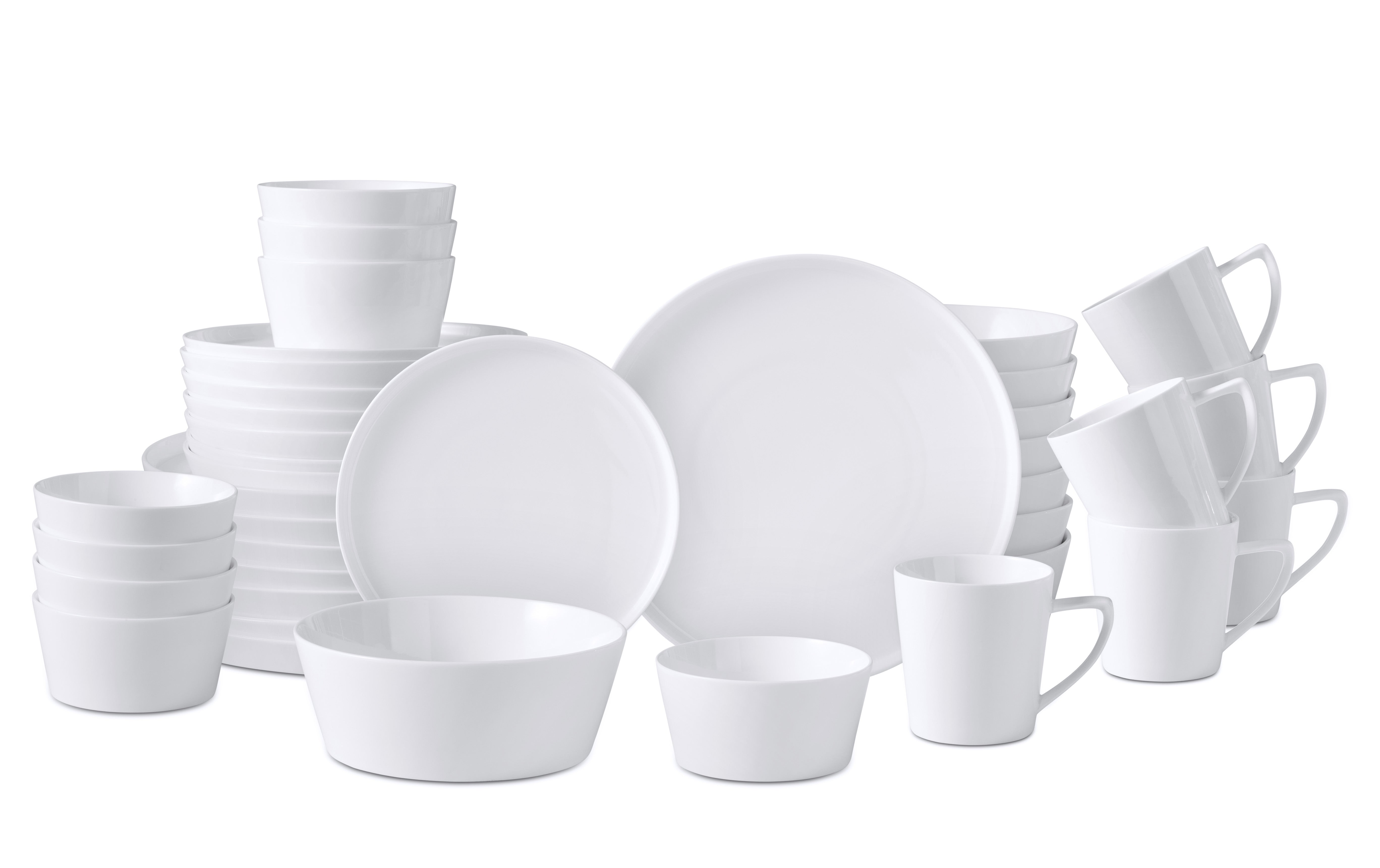 Bone China Nordic Style Cone Shape  Dinnerware Set
